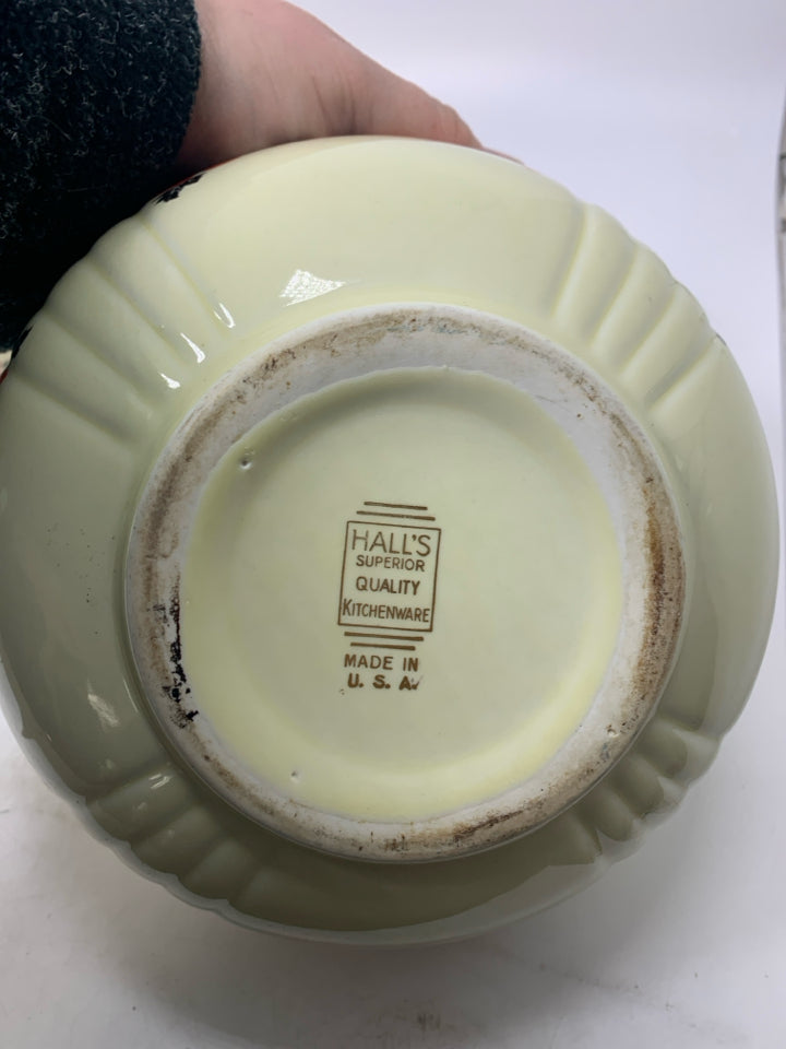 3 VTG RED POPPY NESTING BOWLS SUPERIOR QUALITY KITCHENWARE.