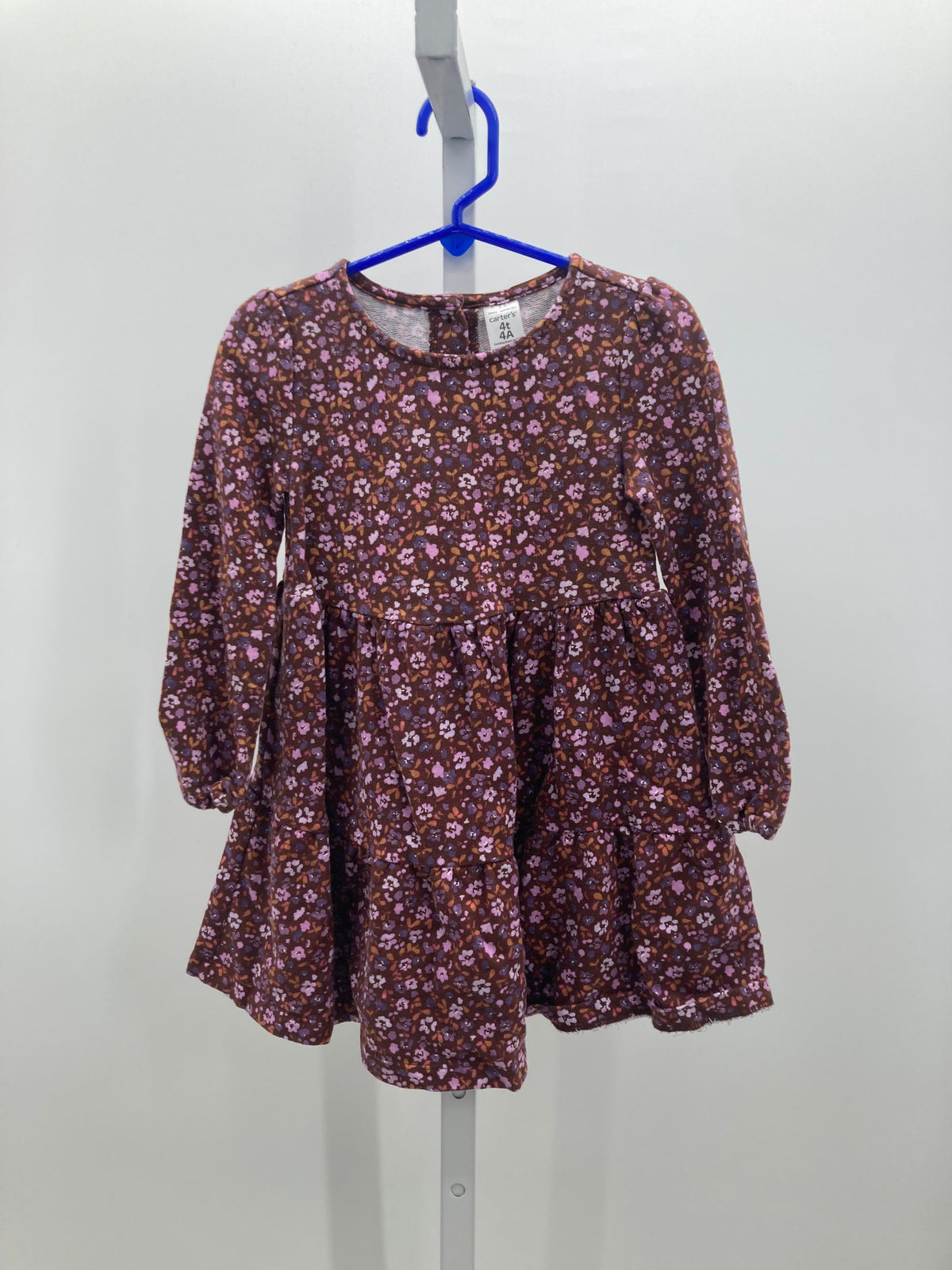 Carters Size 4T Girls Long Sleeve Dress