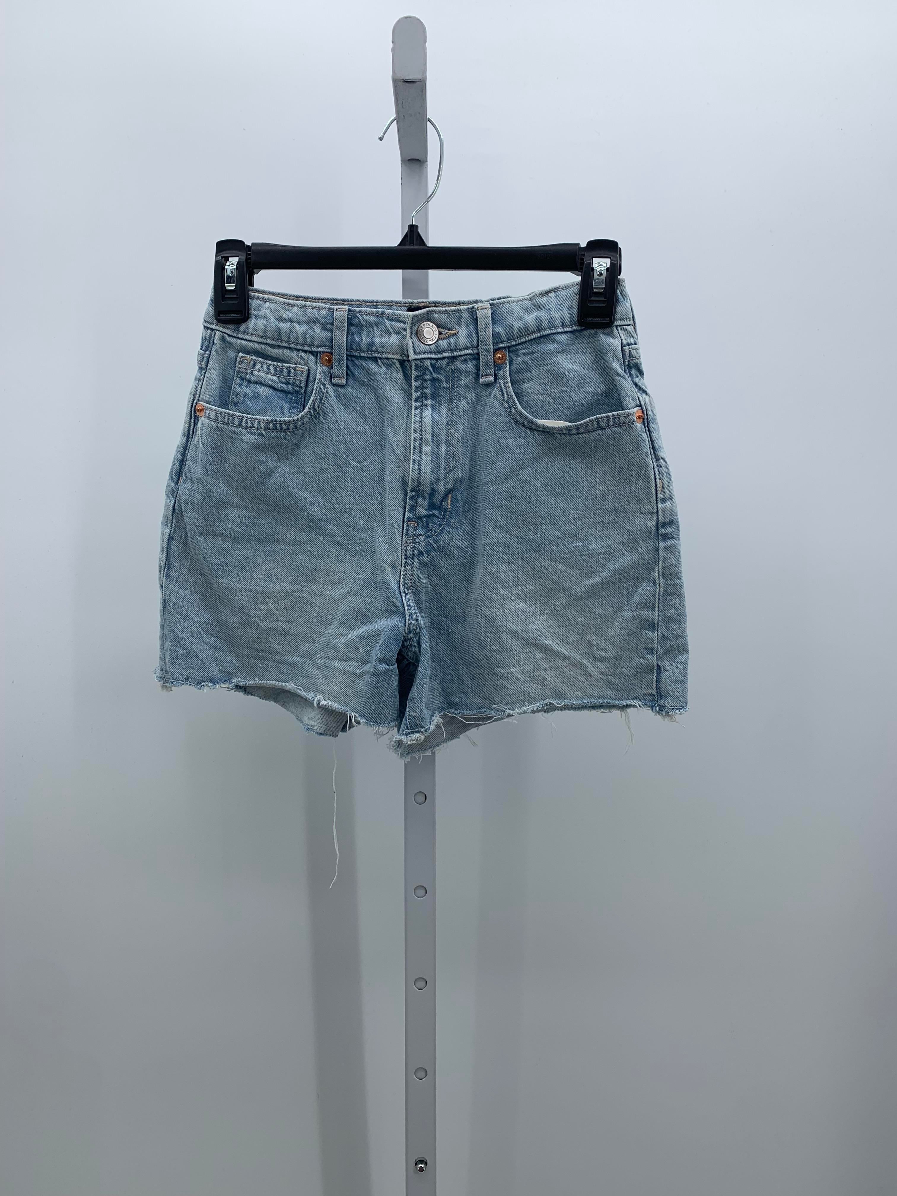 ADJ WAIST MOM JEAN SHORTS