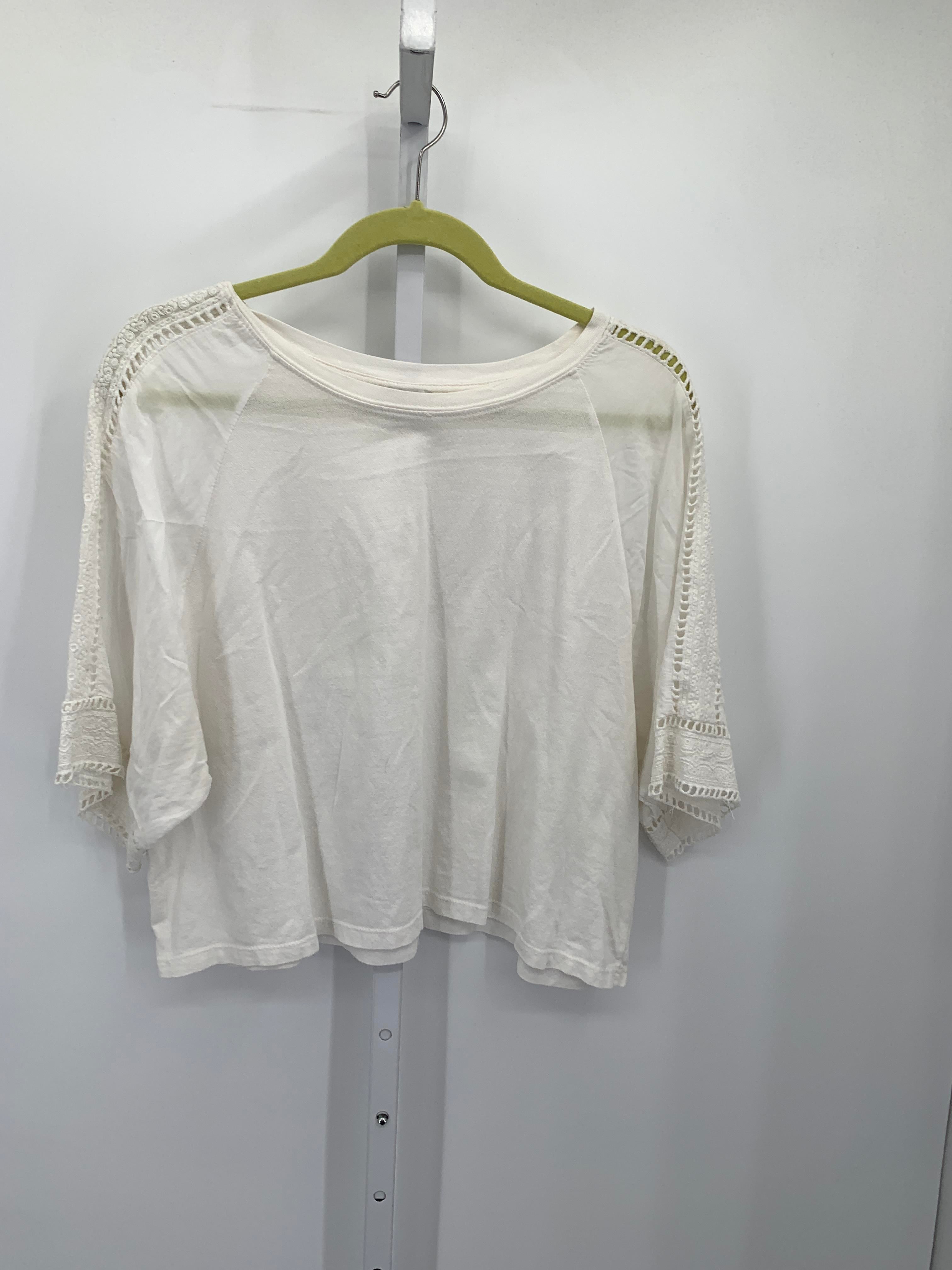 Zara Size Large Misses Short Sleeve Shirt