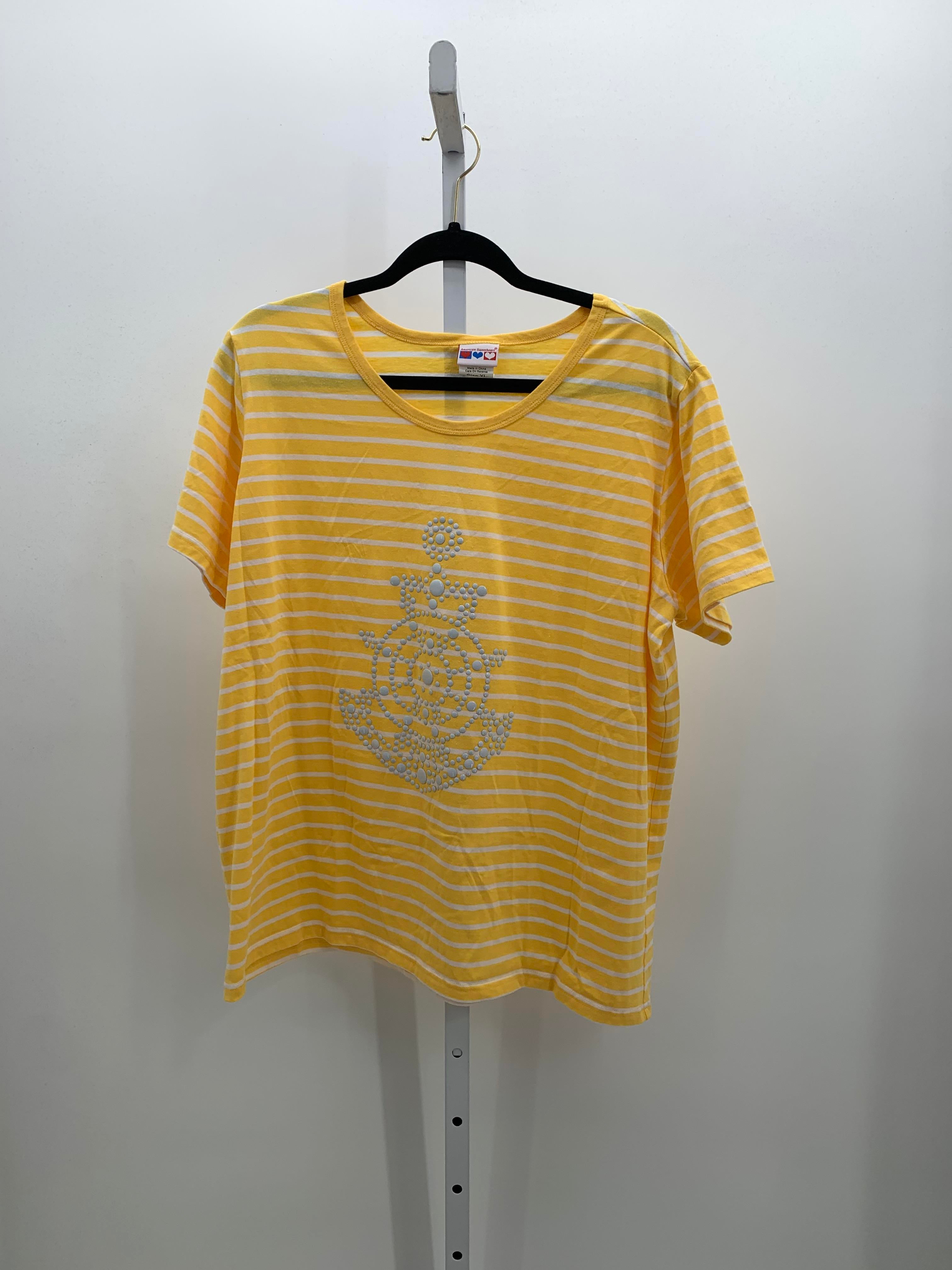 Size Extra Large Misses Short Sleeve Shirt