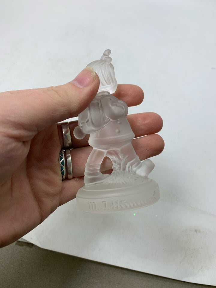 THE KINDERGARTNER CRYSTAL FIGURINE.