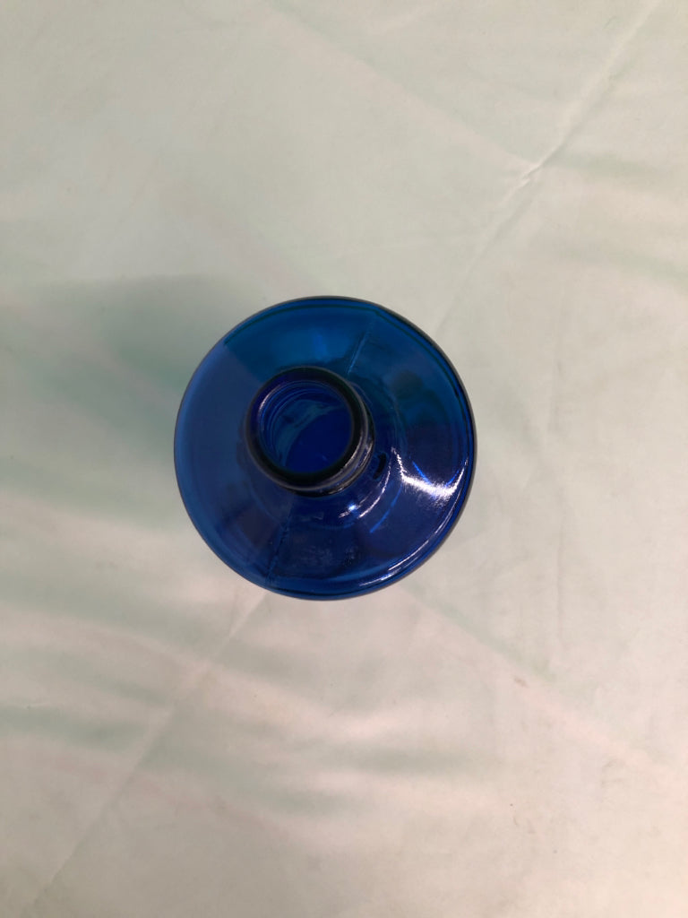 LARGE COBALT BLUE BOTTLE.