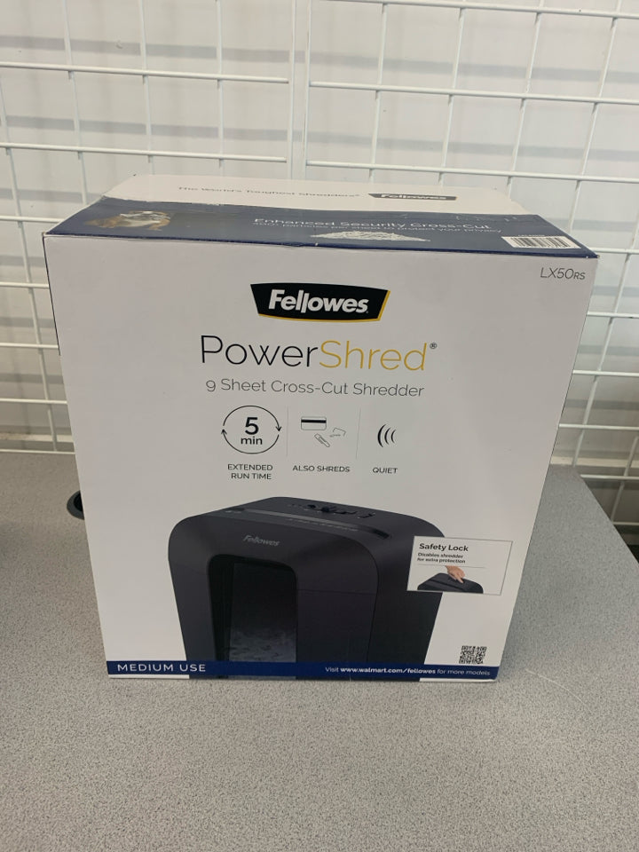 NIB POWER SHREDDER.