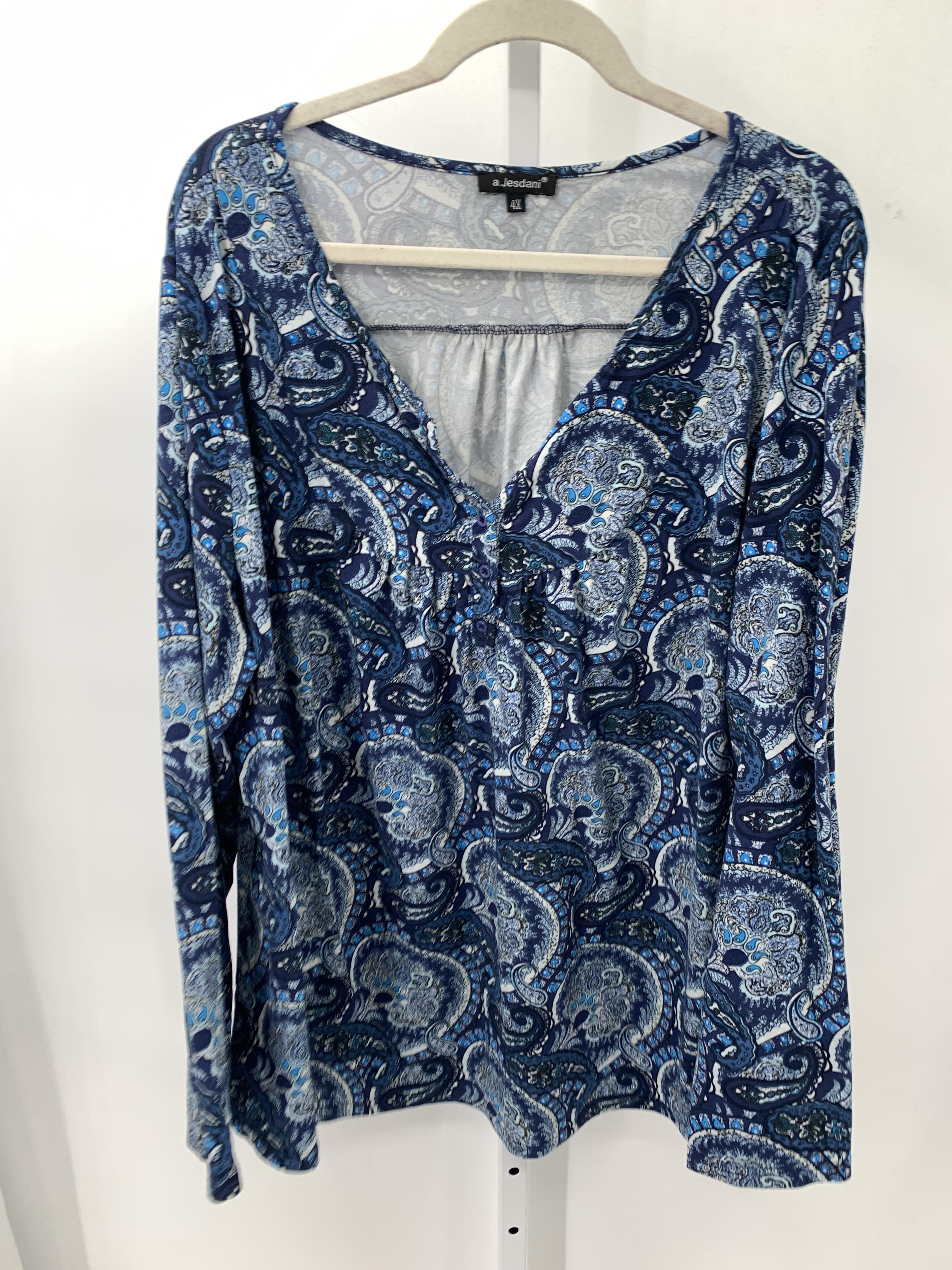 Size 4X Womens Long Sleeve Shirt