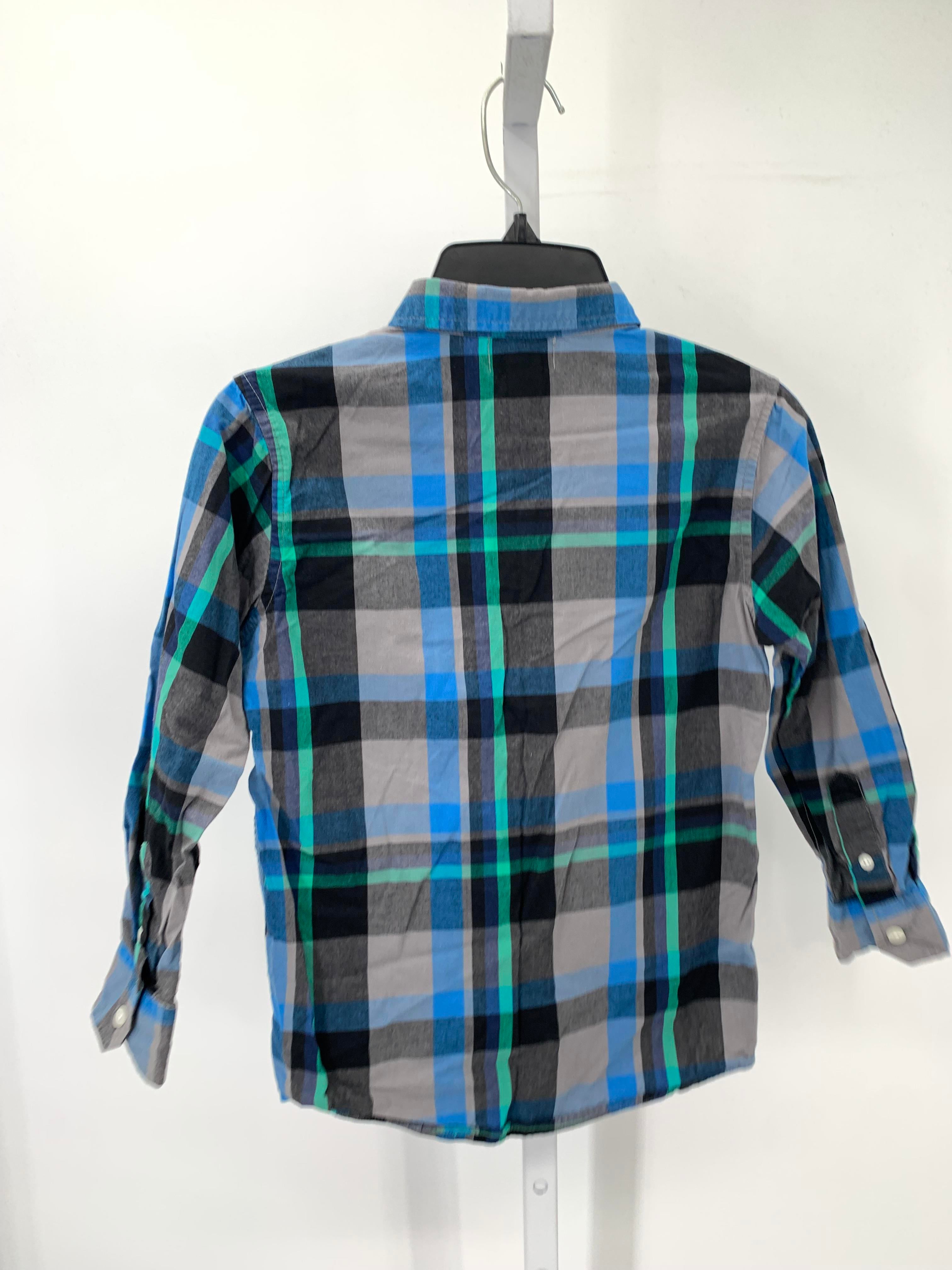 BLUE GREEN BLACK PLAID