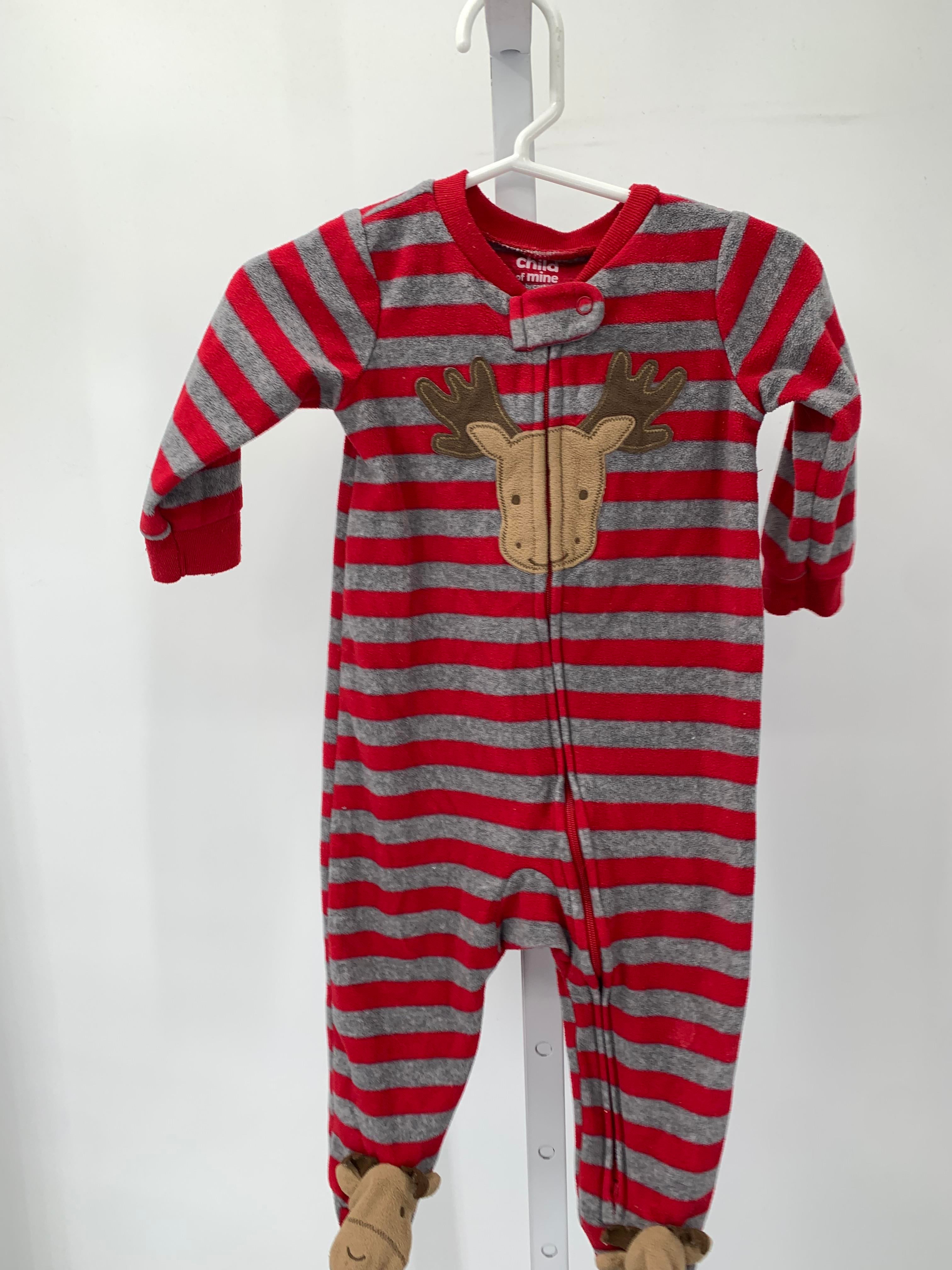 FLEECE STRIPES MOOSE
