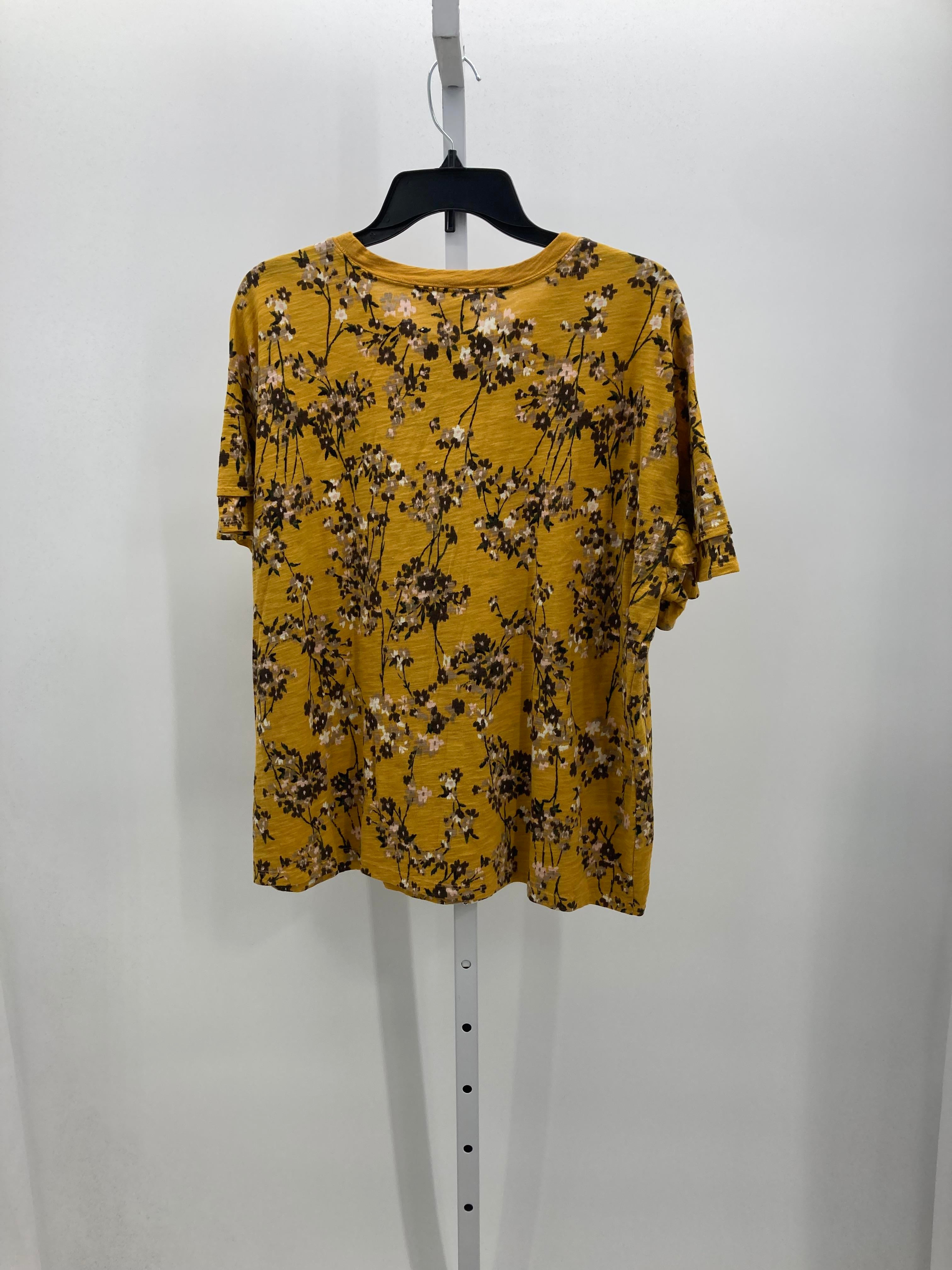 Time and Tru Size XXL Misses Short Sleeve Shirt