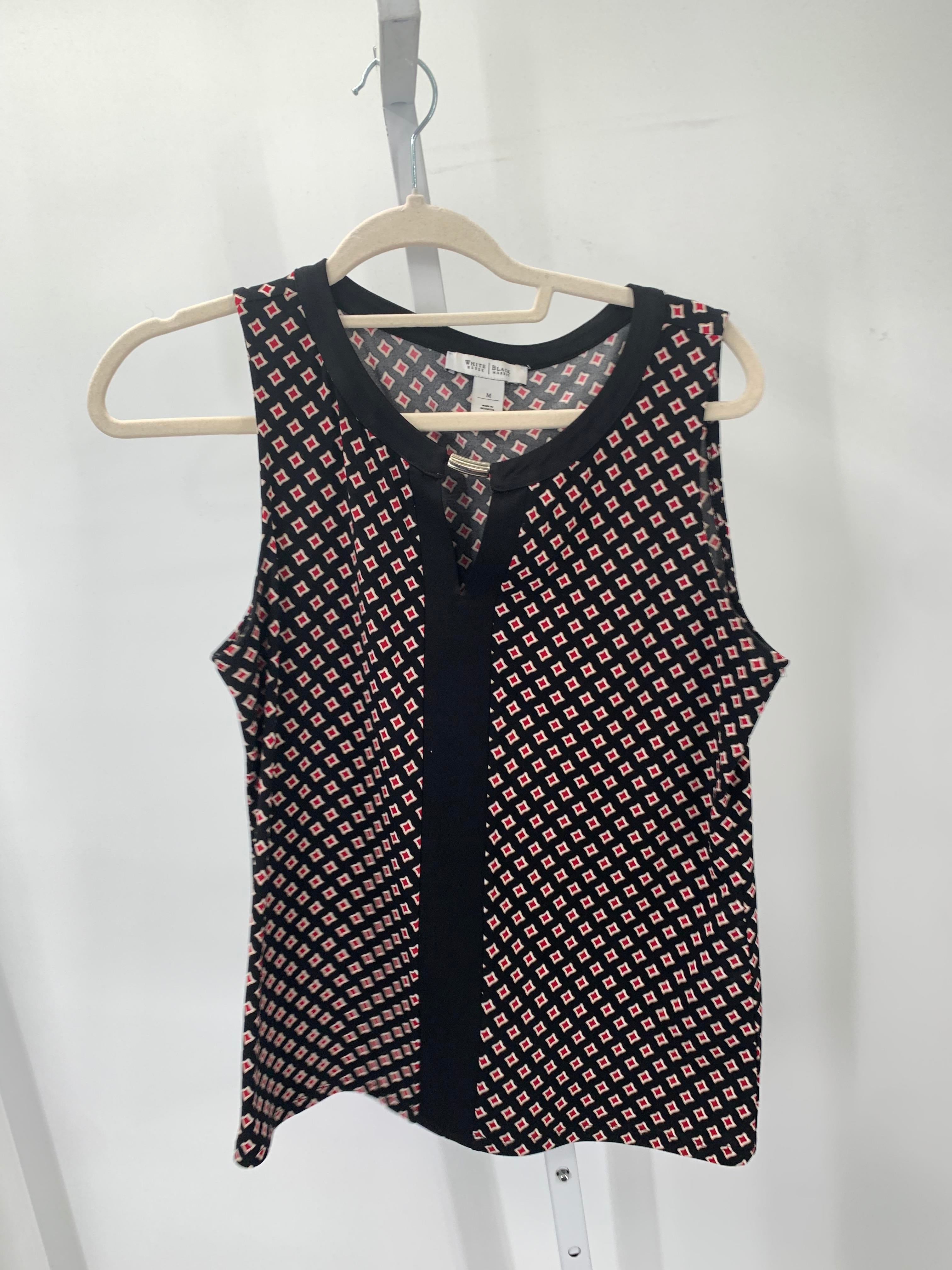 White House Black Size Medium Misses Sleeveless Shirt