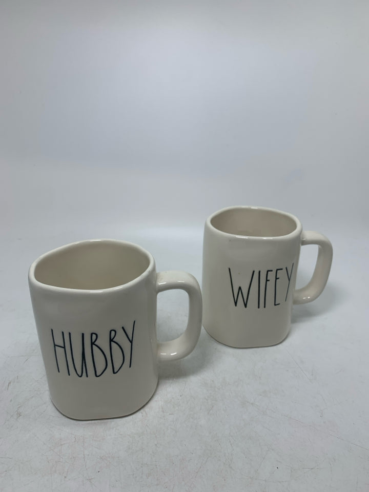 WIFEY/HUBBY MUGS.