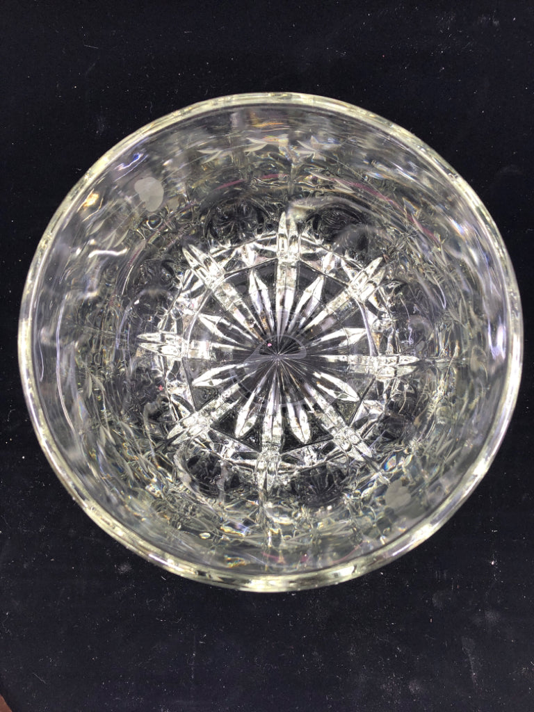 GLASS ICE BUCKET W TONGS PRINCESS HOUSE HERITAGE.