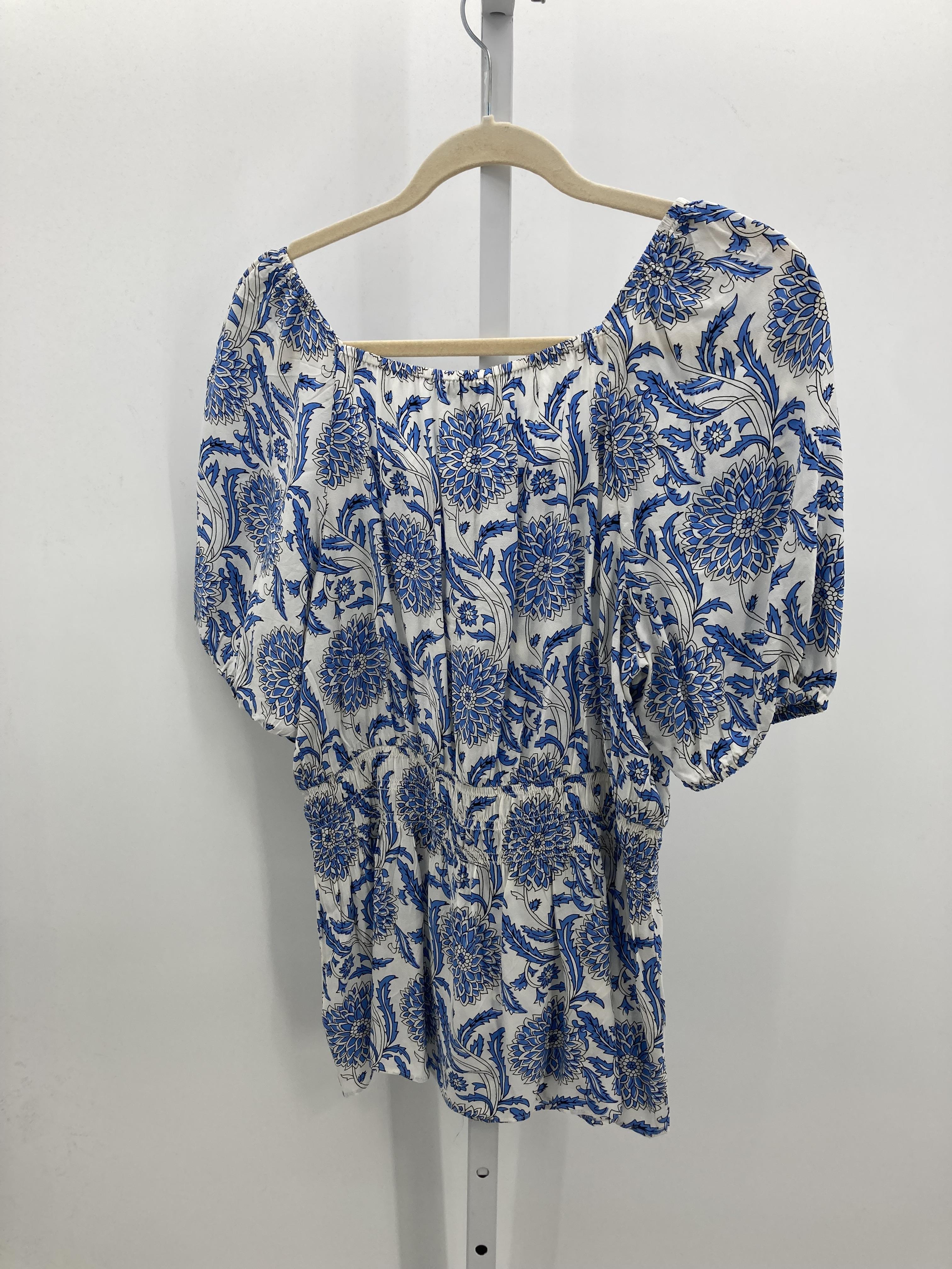 Talbots Size Medium Misses Short Sleeve Shirt