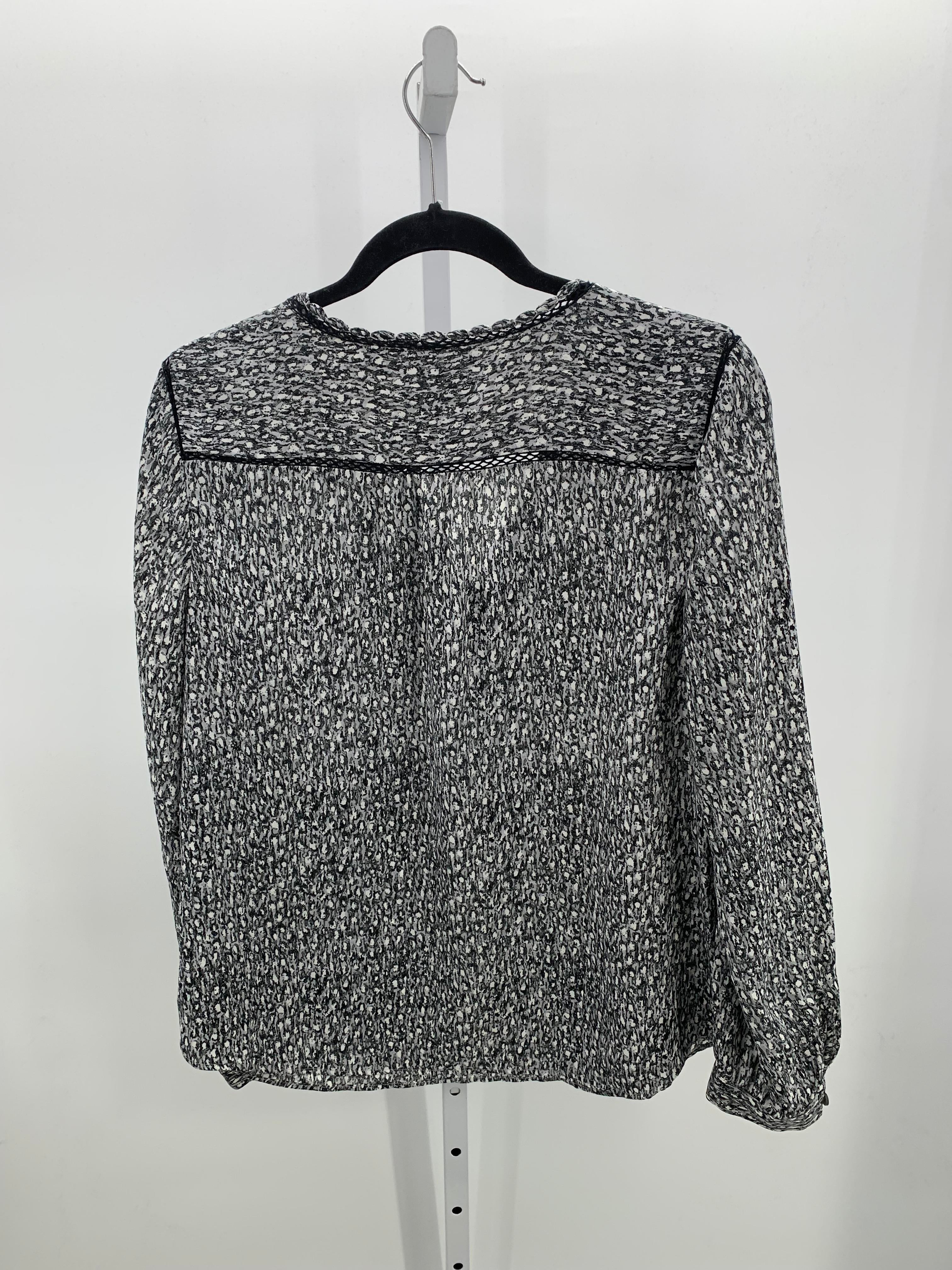 Talbots Size Medium Misses Long Sleeve Shirt