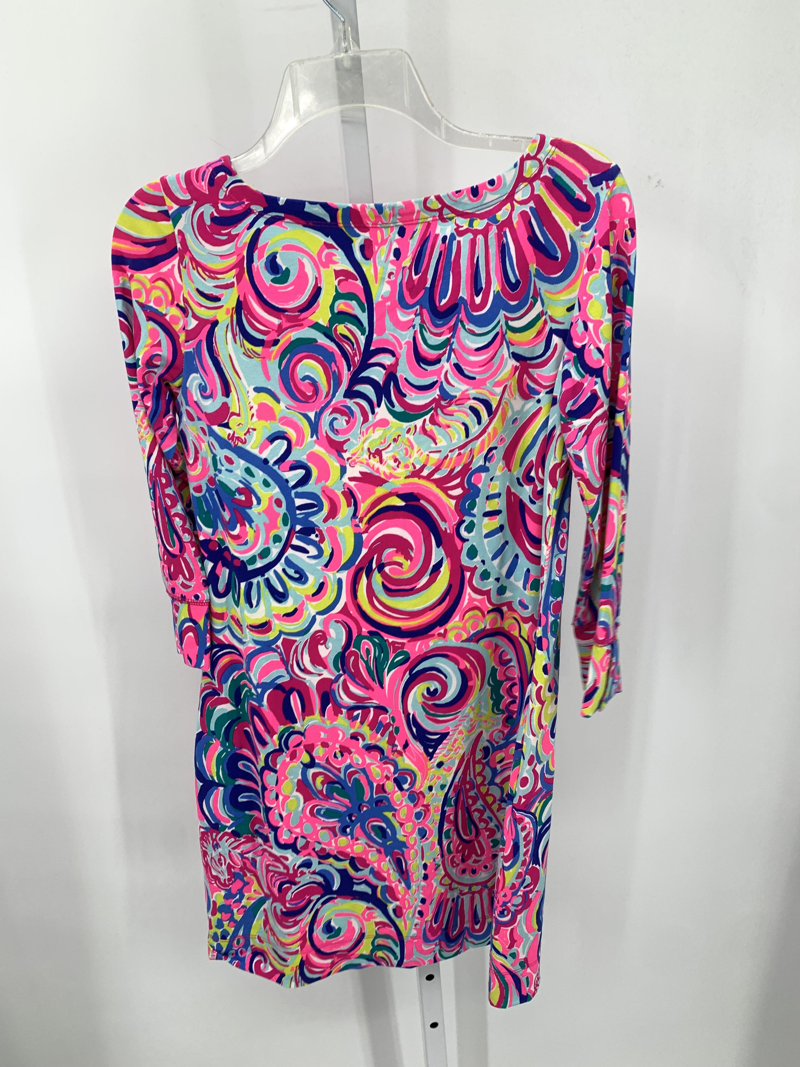 Lilly Pulitzer Size Small Misses 3/4 Sleeve Dress