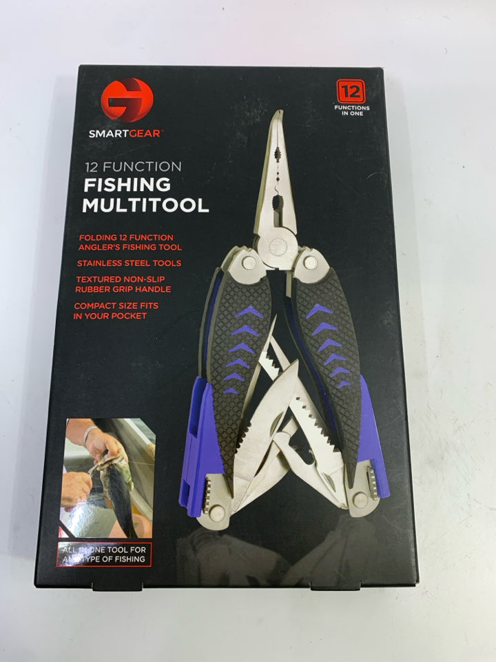 NIB SMARTGEAR FISHING 12 FUNCTION MULTITOOL.