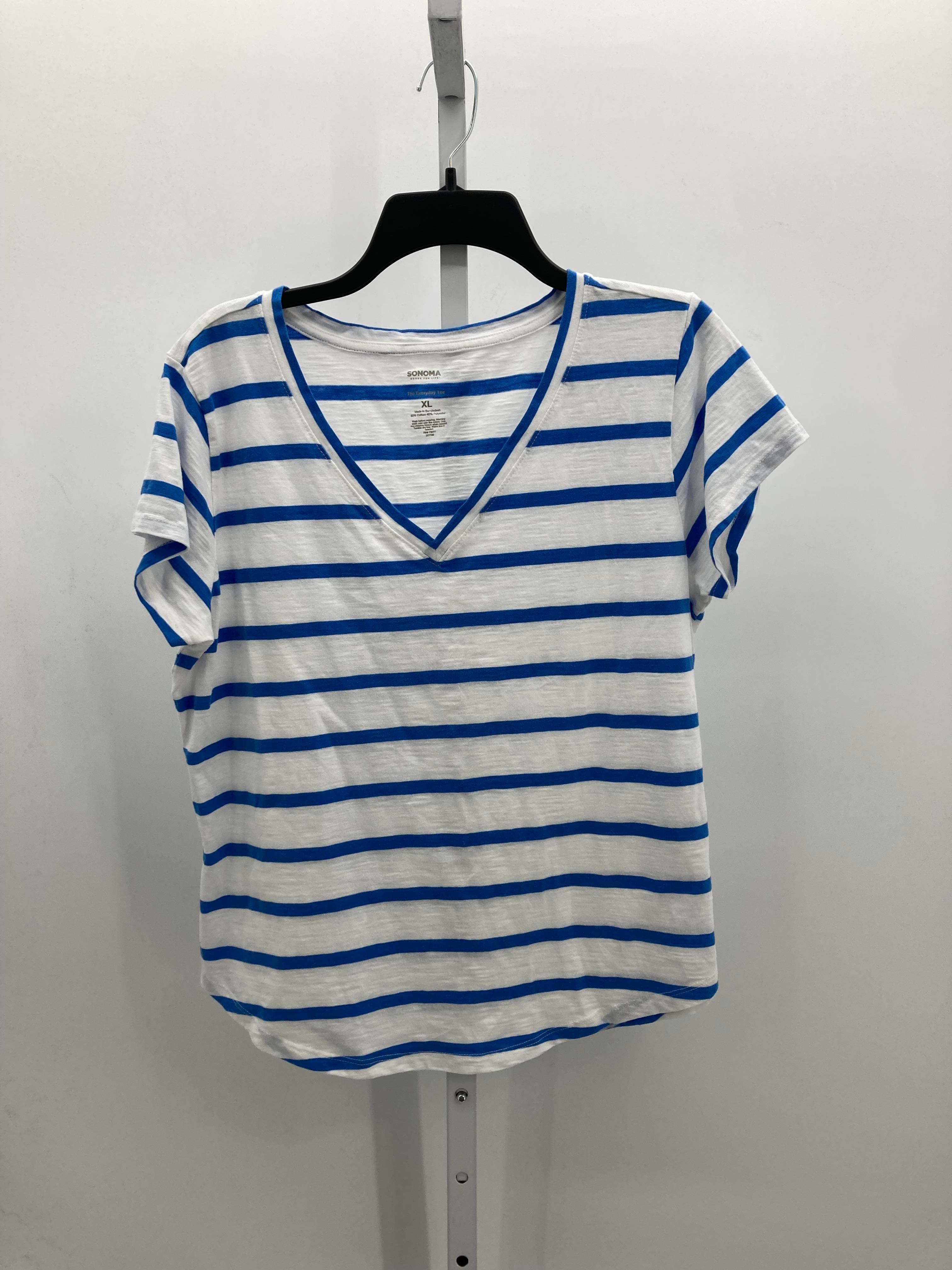 Sonoma Size Extra Large Misses Short Sleeve Shirt
