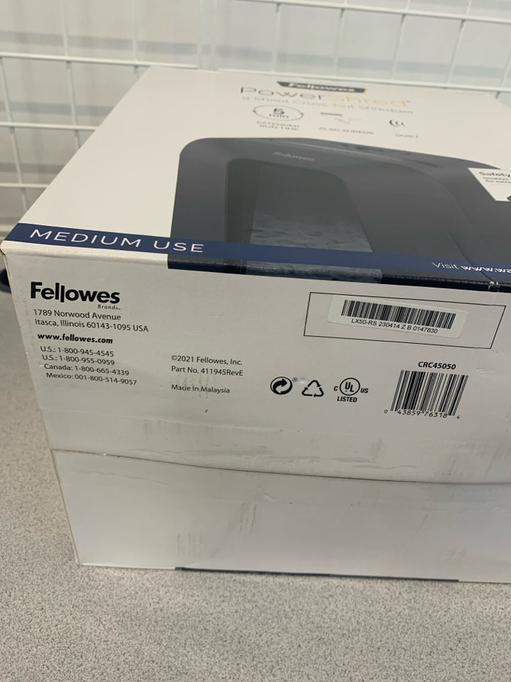 NIB POWER SHREDDER.