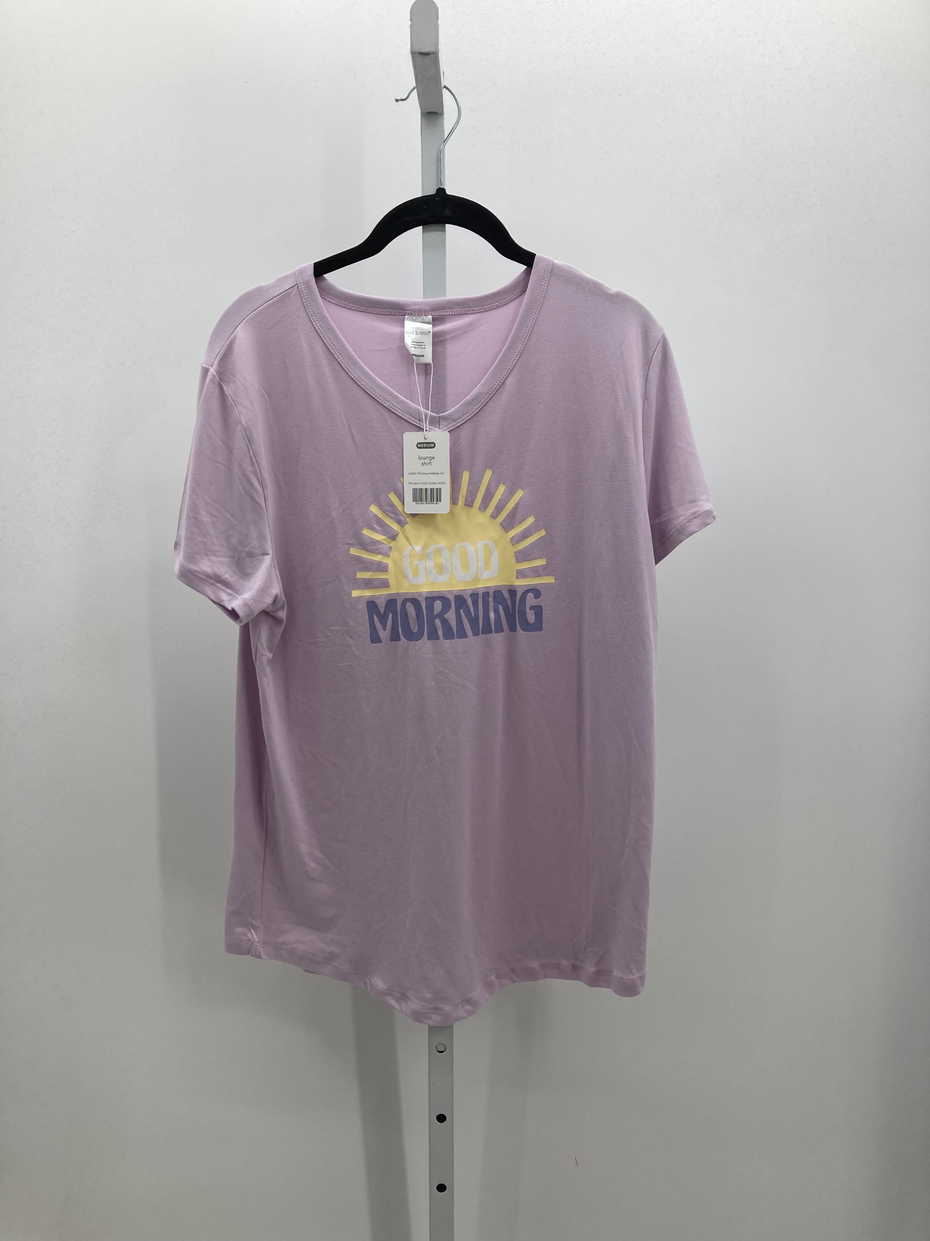 Mia & Tess Size Medium Misses Short Sleeve Shirt
