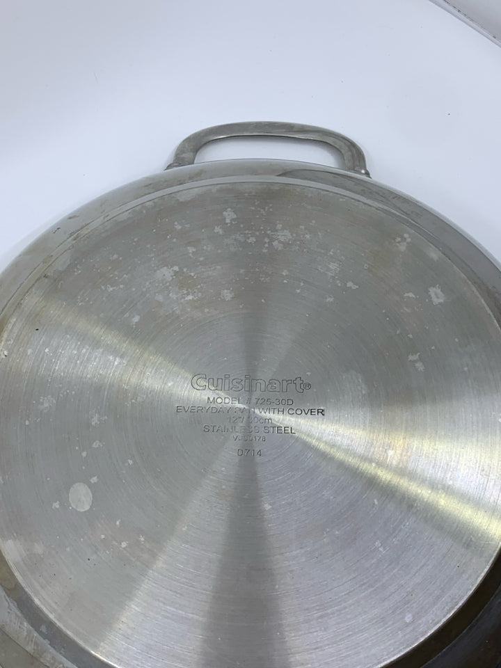 COVERED EVERYDAY PAN WITH 2 HANDLES.