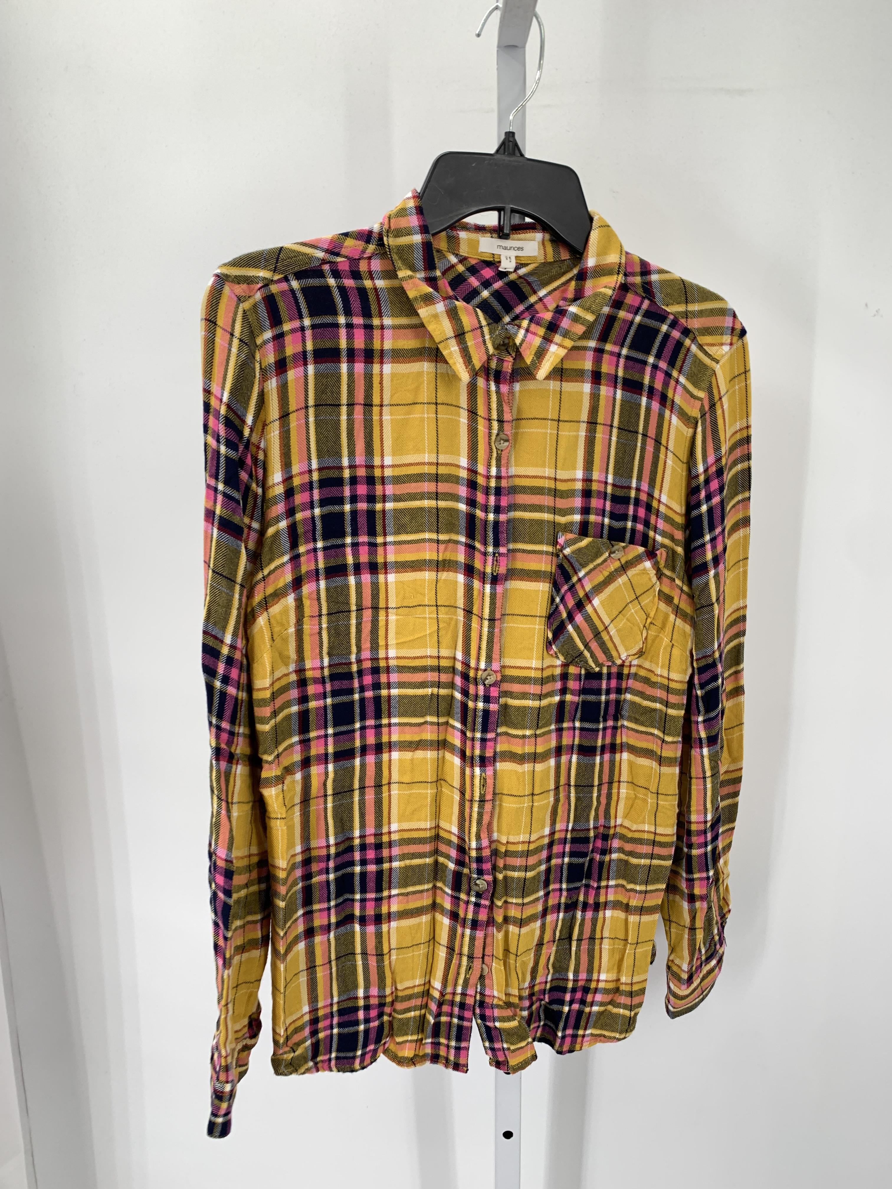 Maurices Size Large Misses Long Sleeve Shirt
