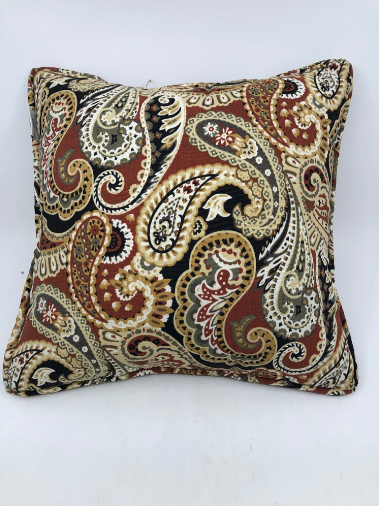 LAZY BOY PAISLEY PILLOW.