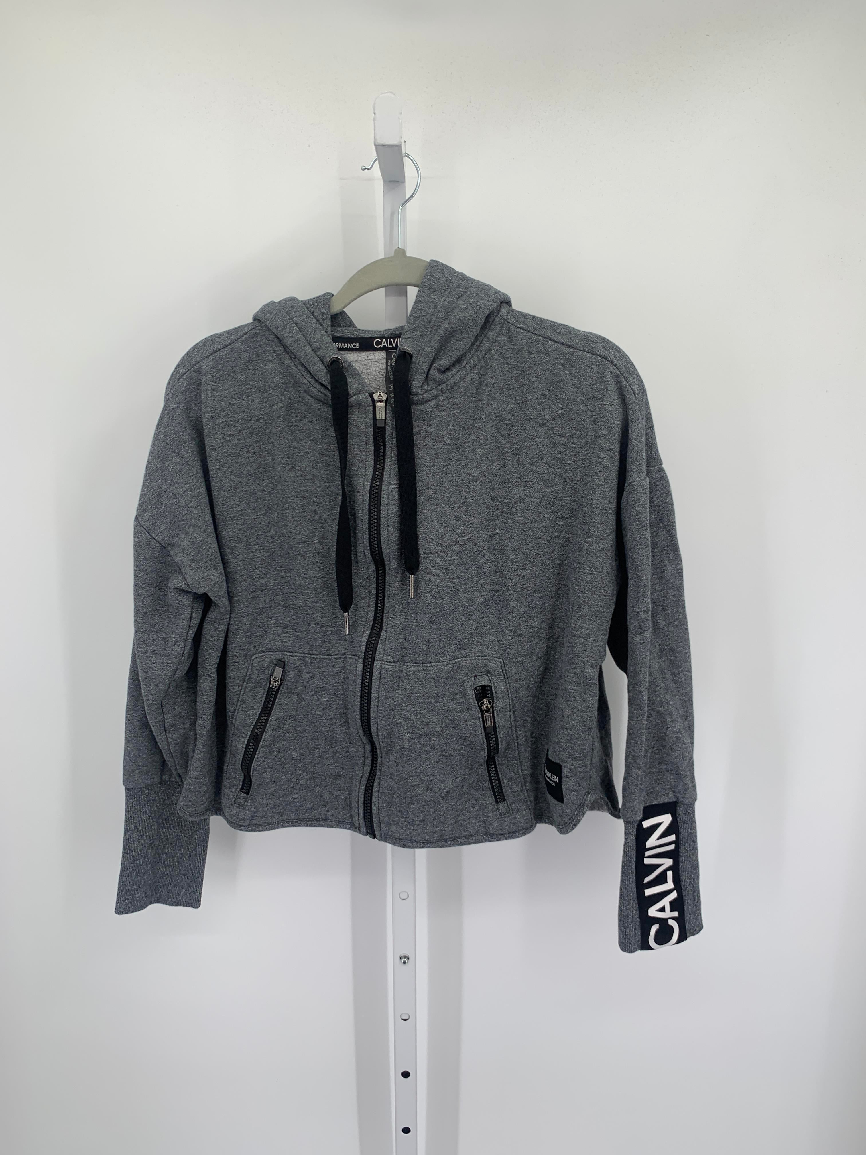 Calvin Klein Size Medium Misses Sweat Jacket