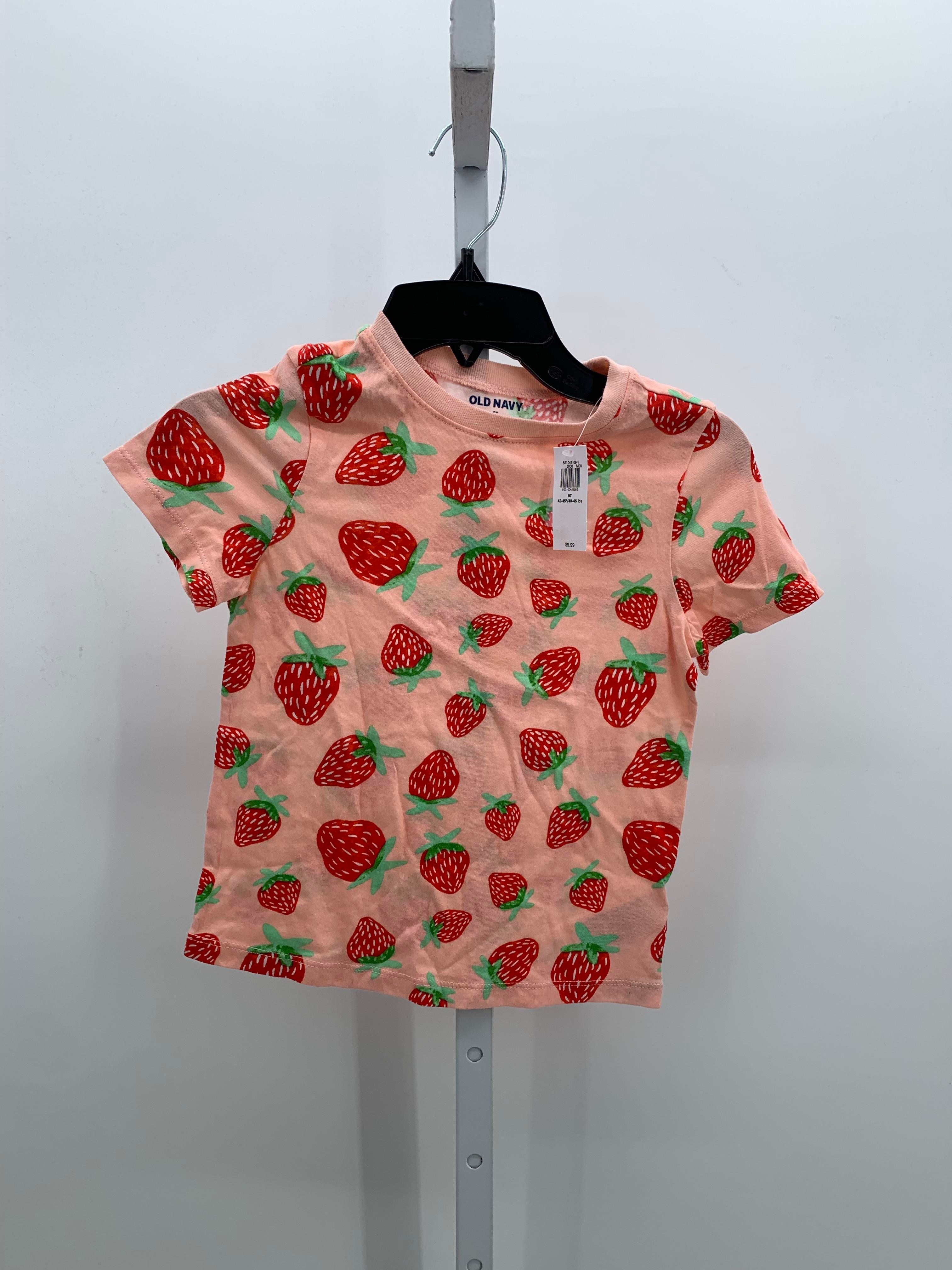 Old Navy Size 5T Girls Short Sleeve Shirt