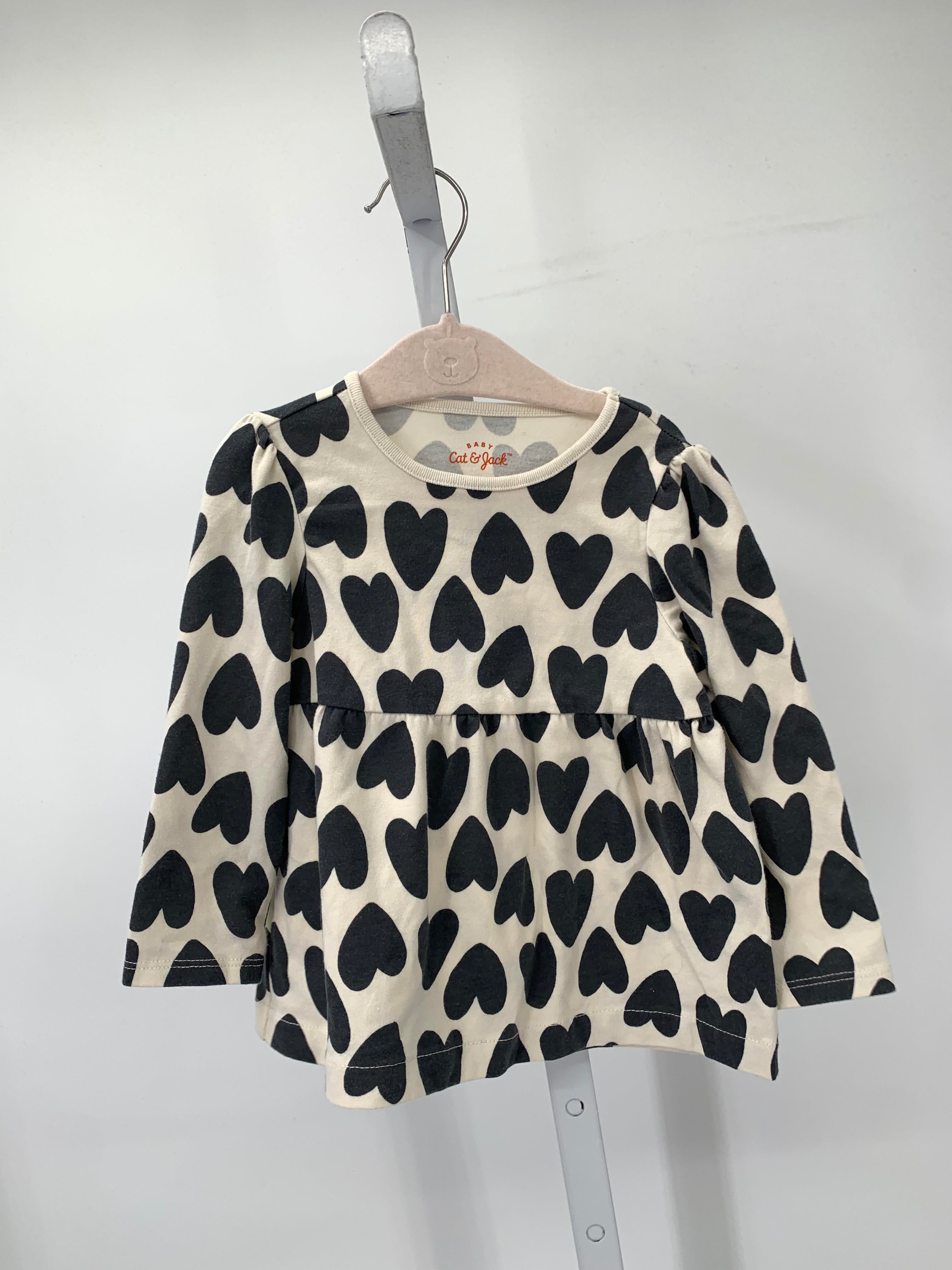 Cat & Jack Size 18 Months Girls Long Sleeve Shirt