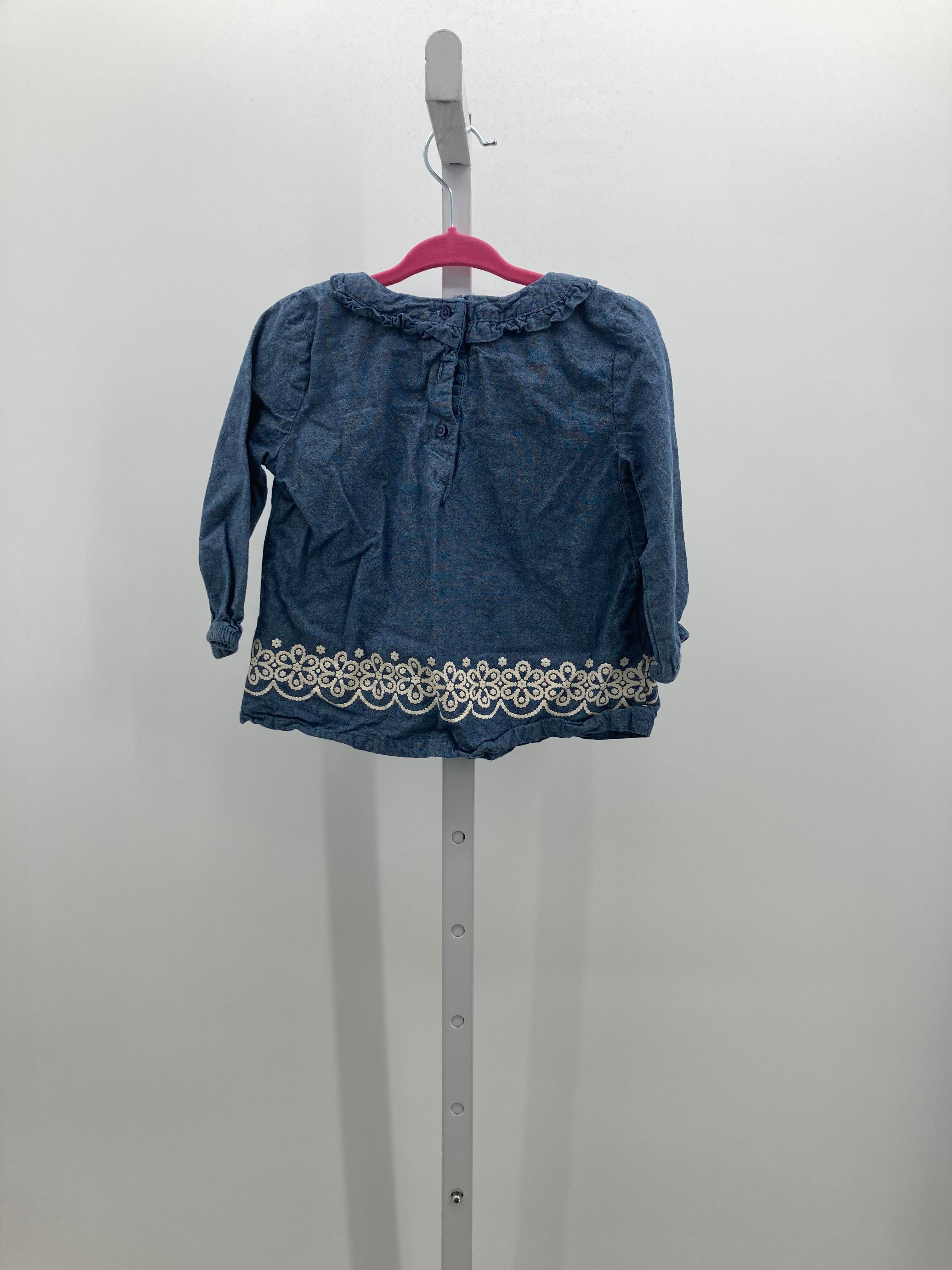 U.S. Polo Size 2T Girls Long Sleeve Shirt