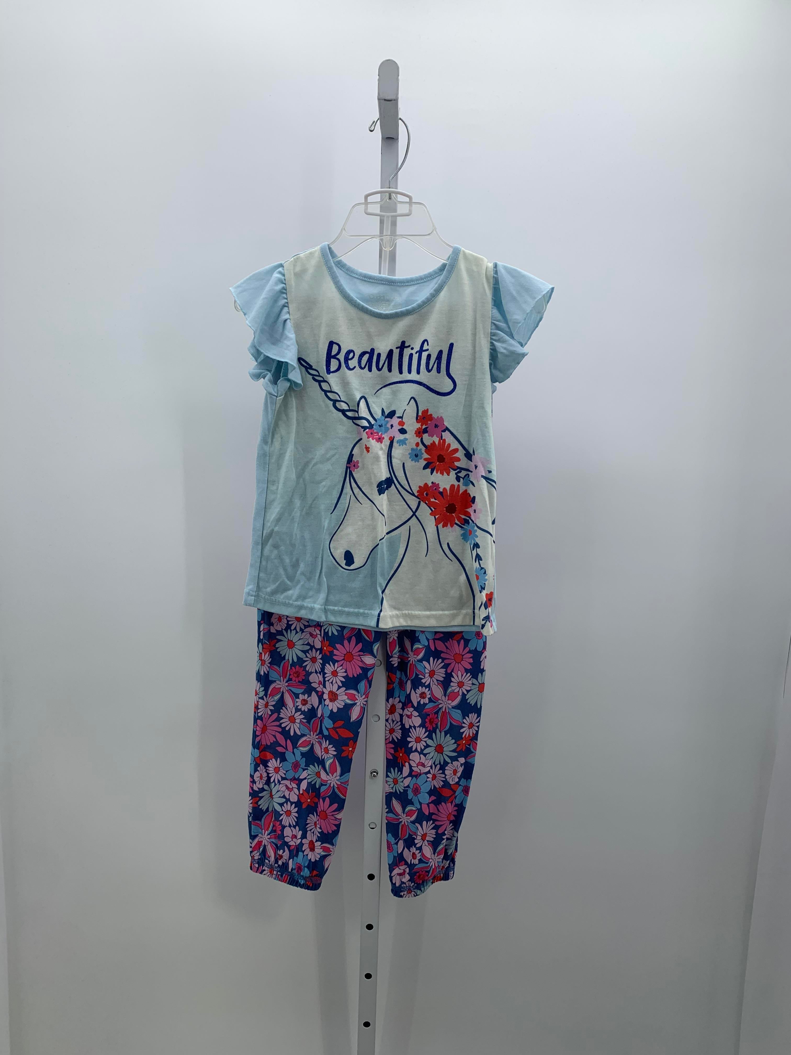 Cuddl Duds Size 7/8 Girls Pajamas