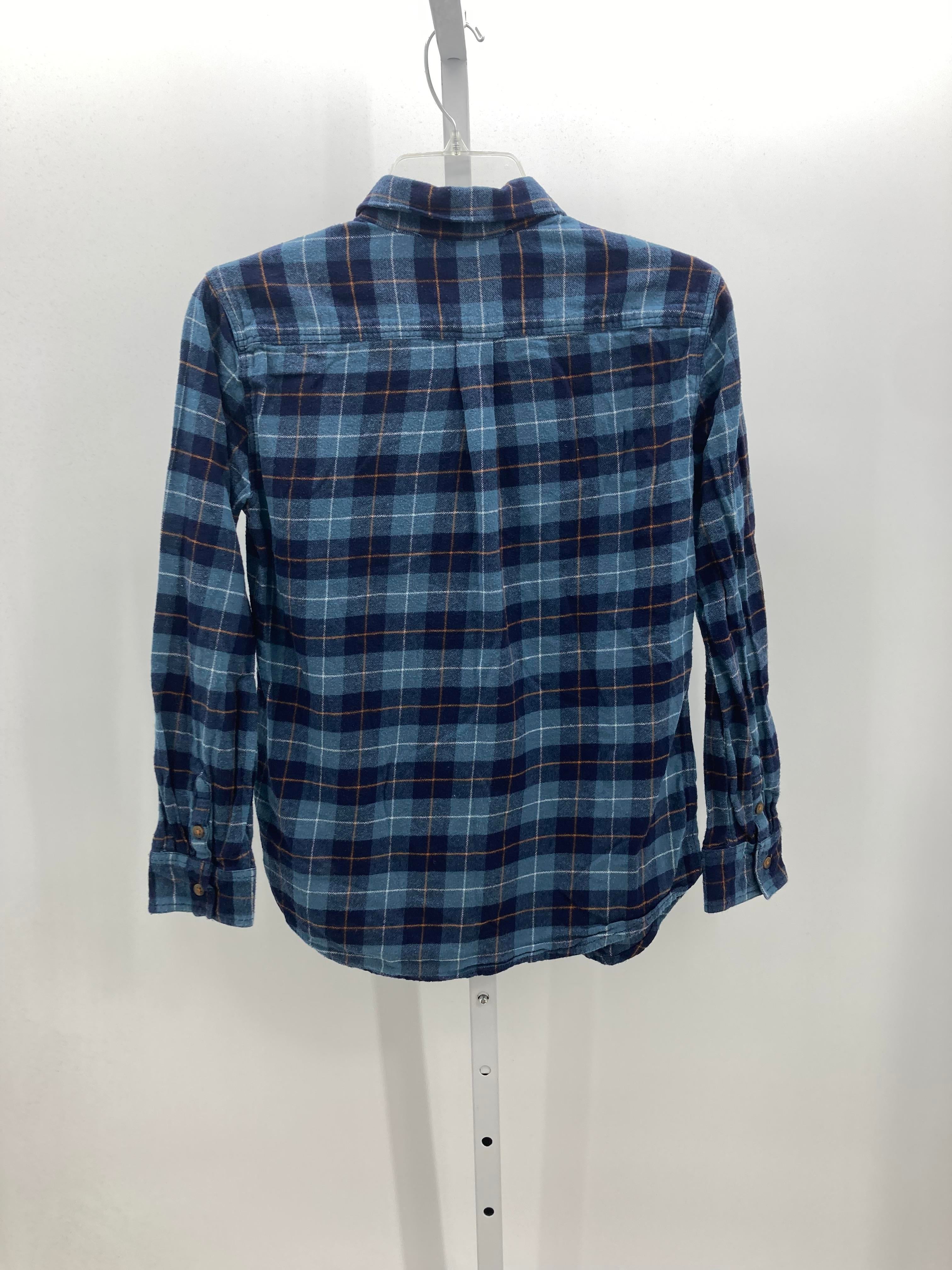 PLAID BTN DOWN