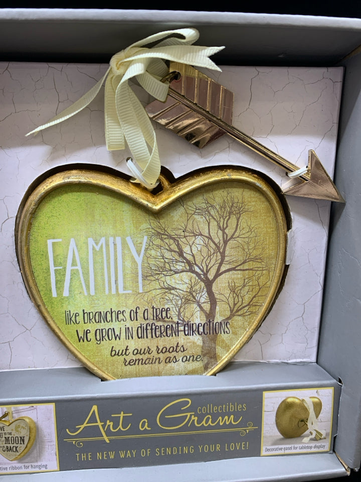NIB "FAMILY" ON HEART.