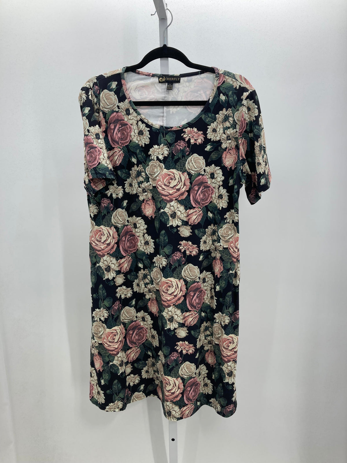 Size Large Misses Short Sleeve Dress