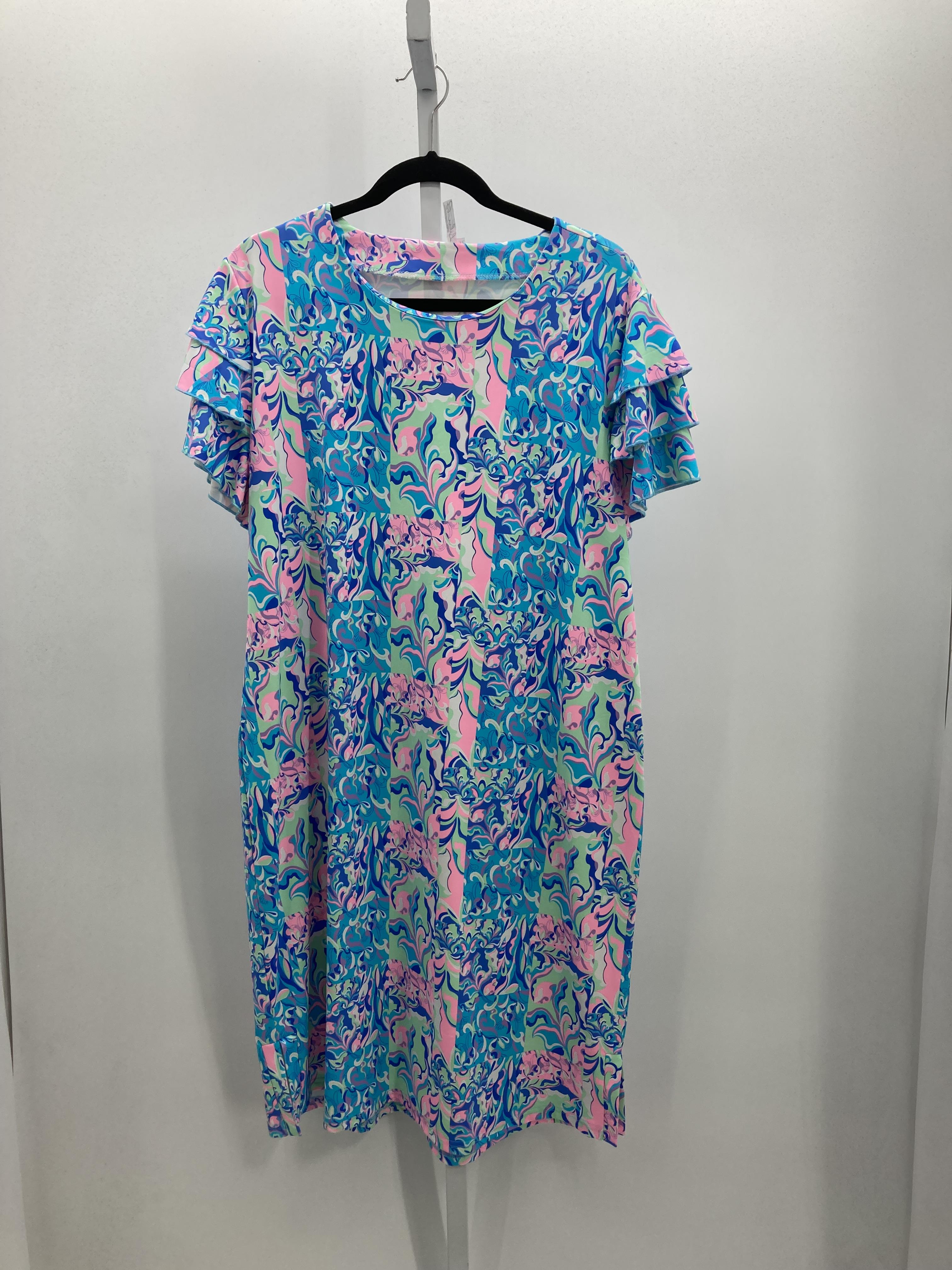 Lulu-B Size Extra Large Misses Short Sleeve Dress