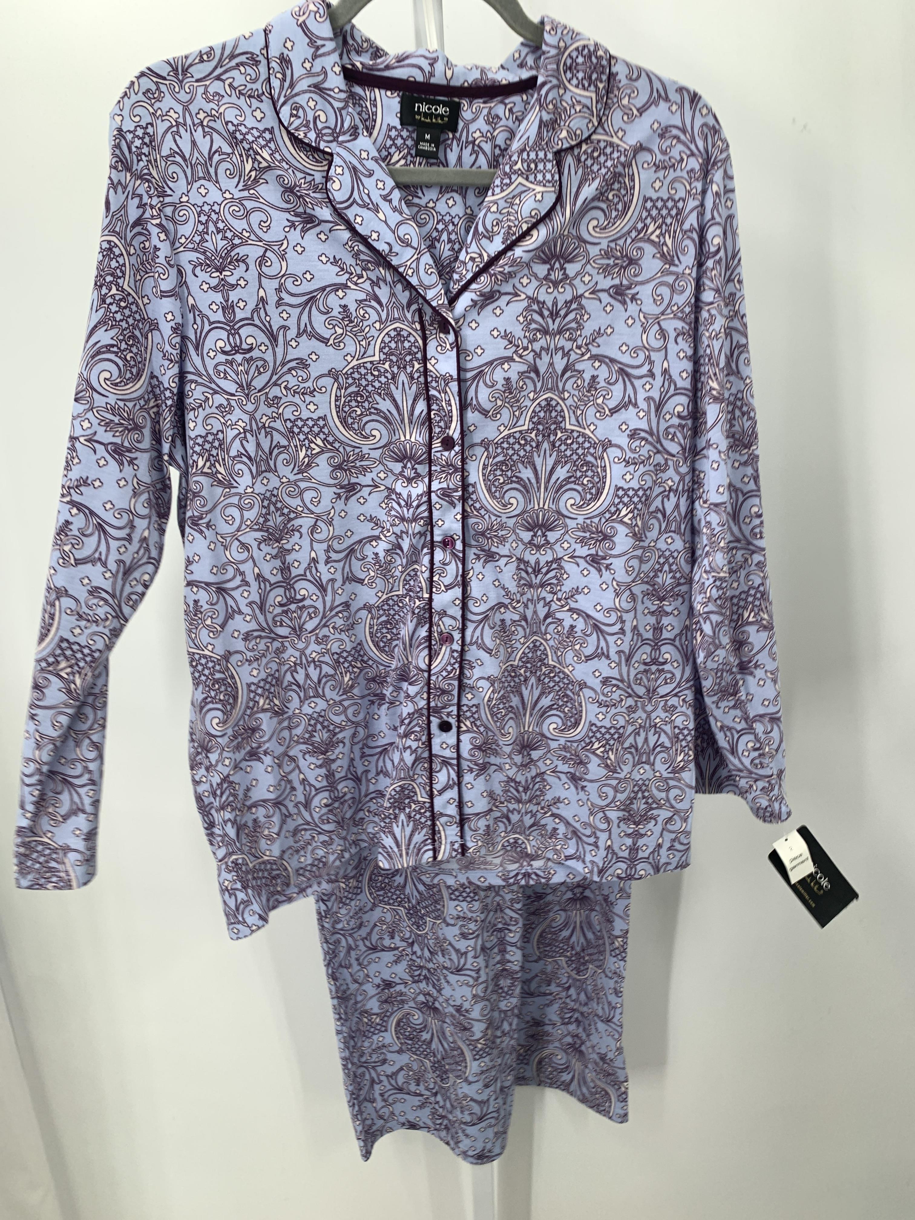 Nicole Miller Size Medium Misses Pajamas