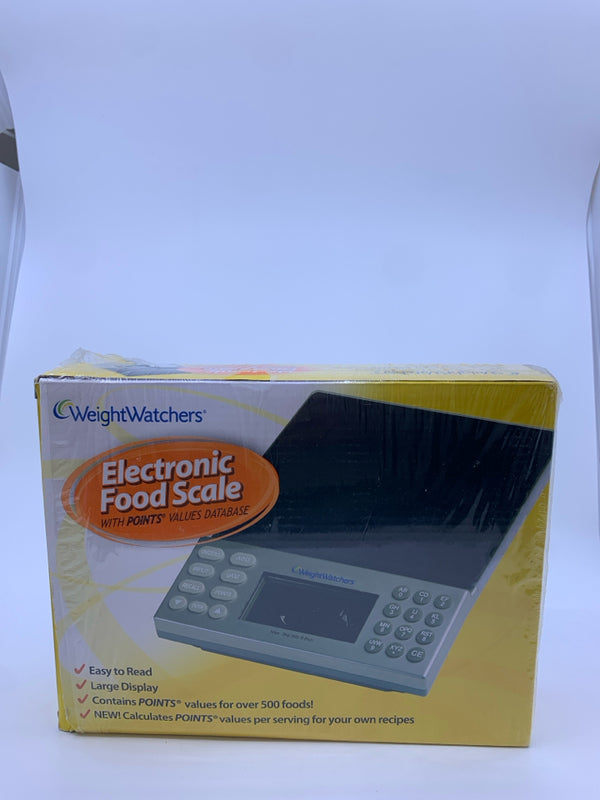 NIB WEIGHT WATCHERS ELECTRIC FOOD SCALE.