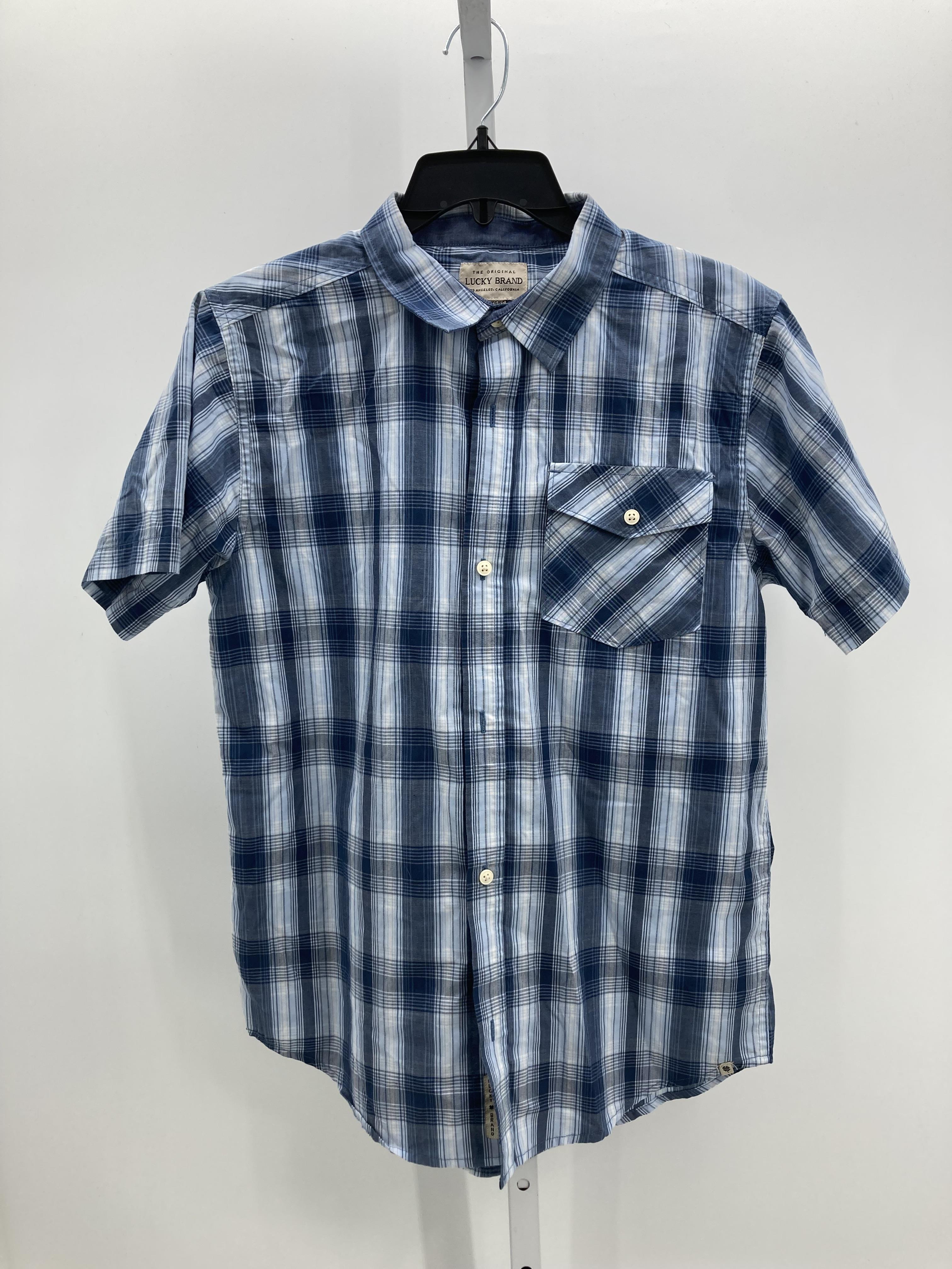 PLAID BTN DOWN