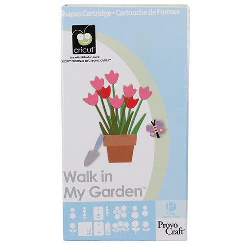 Cricut Cartridge, Walk in My Garden -