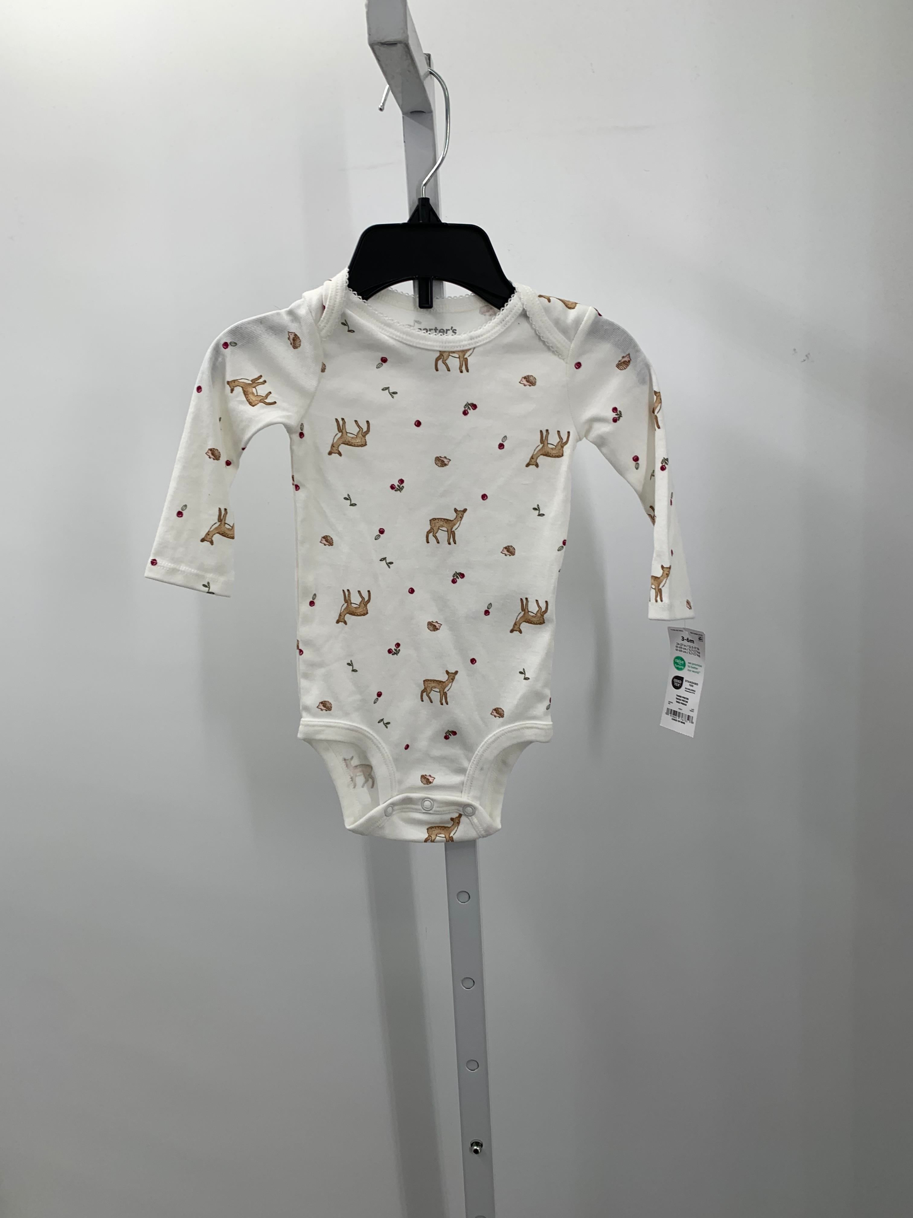 Carters Size 3-6 Months Girls Long Sleeve Shirt