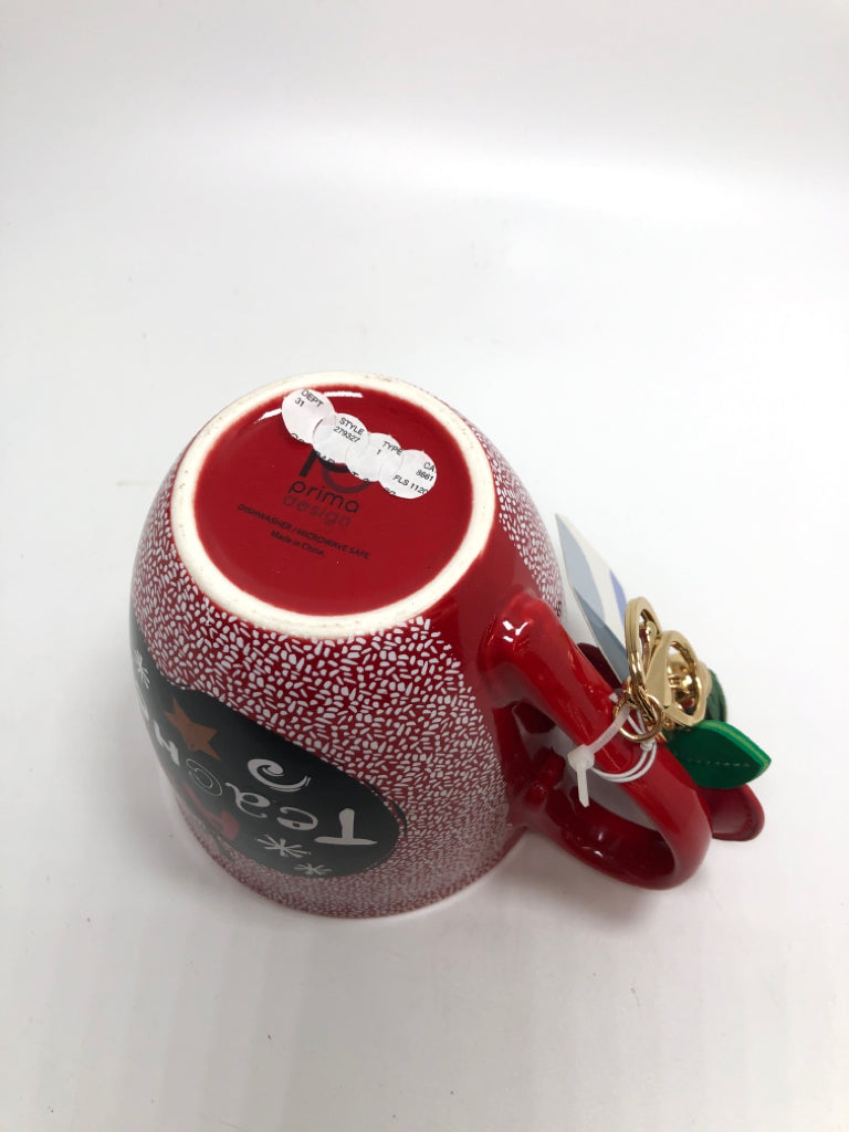 "A+" TEACHER MUG W/TAGS.