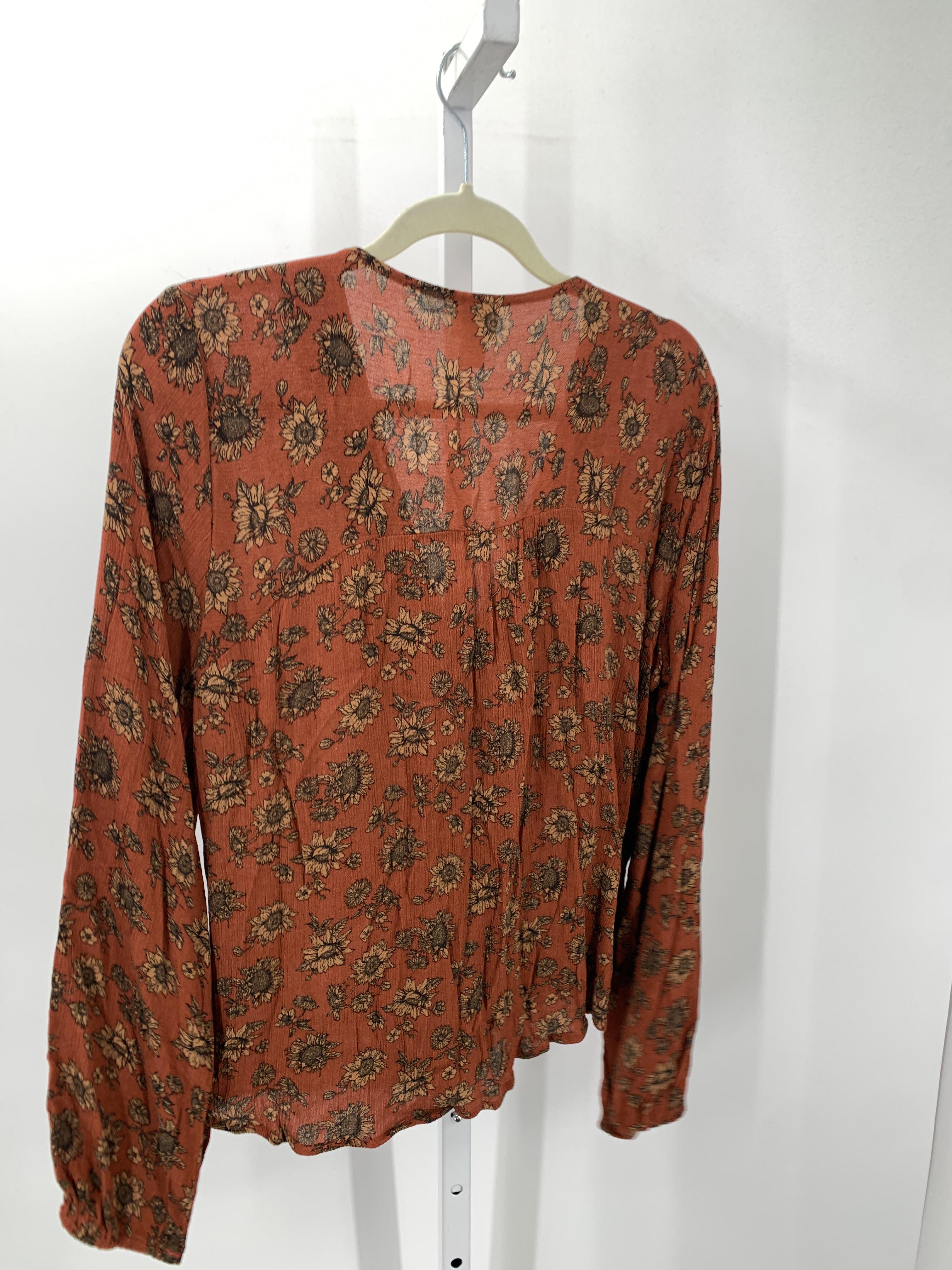 Mossimo Size Extra Large Misses Long Sleeve Shirt