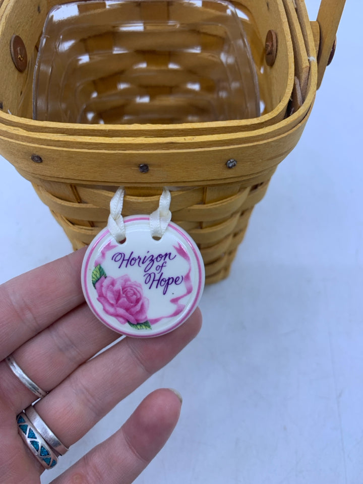 1998 HORIZON OF HOPE BASKET W/ PROTECTOR & TIE-ON.