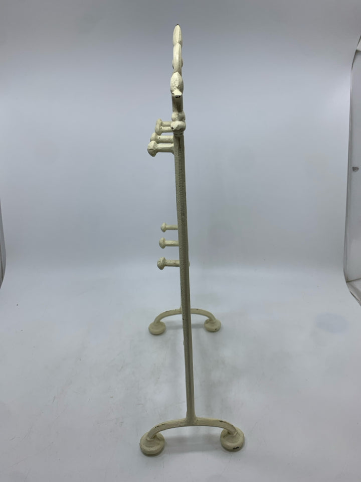 HEAVY CREAM SCROLL KEY HOOKS.