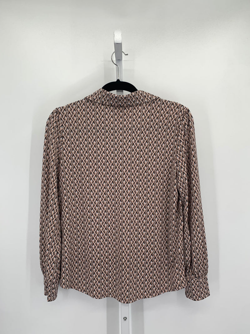 Adrianna Papell Size Small Misses Long Sleeve Shirt