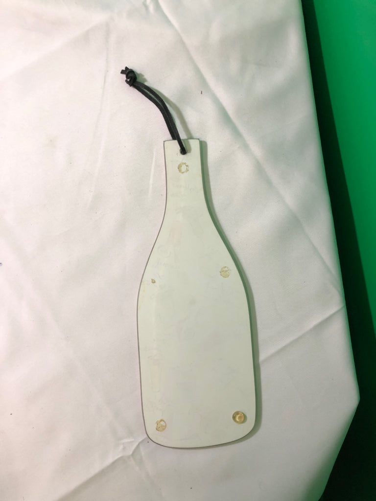 COCKTAILS GLASS WINE BOTTLE CUTTING BOARD.