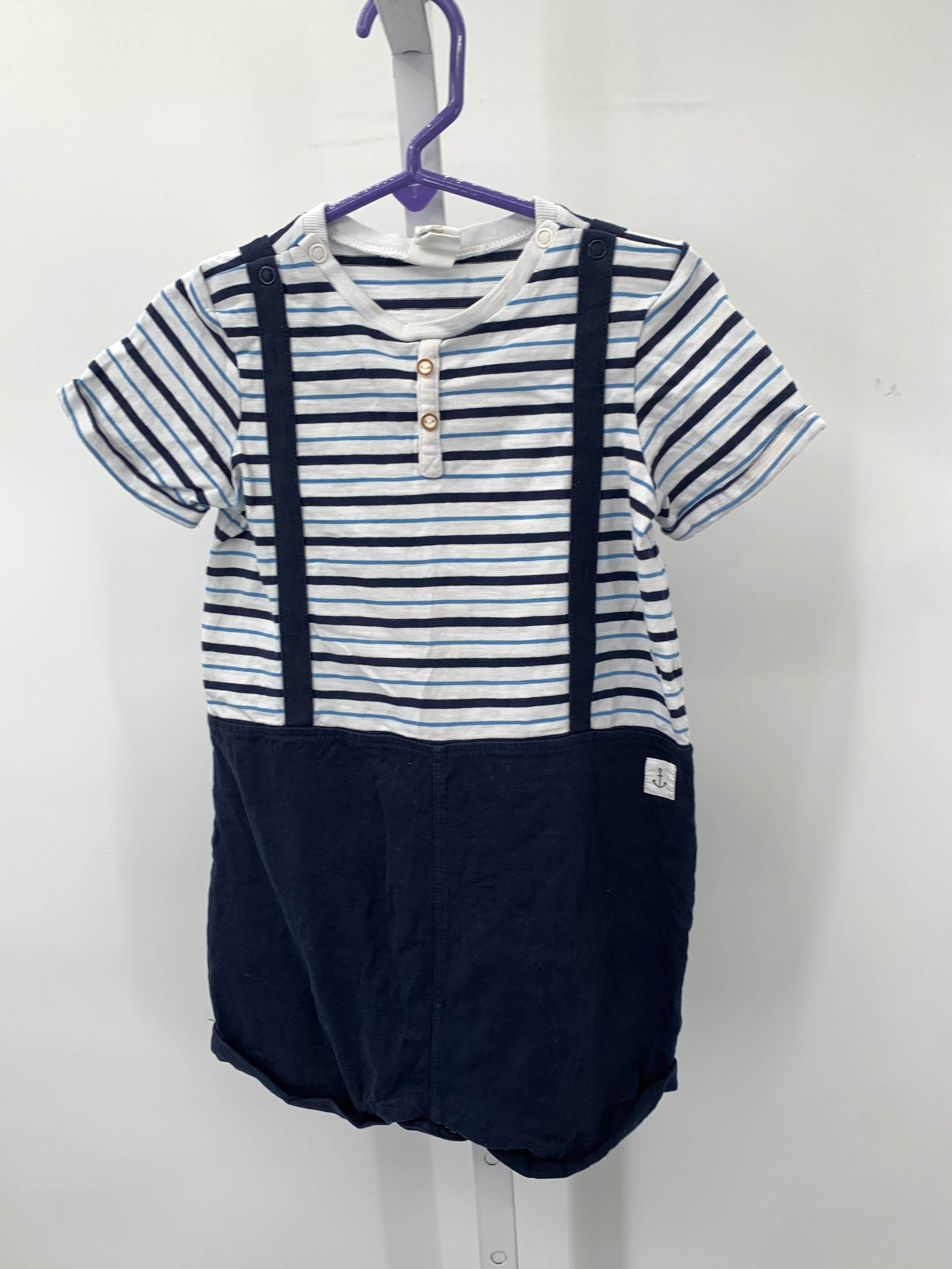 STRIPES KNIT ROMPER