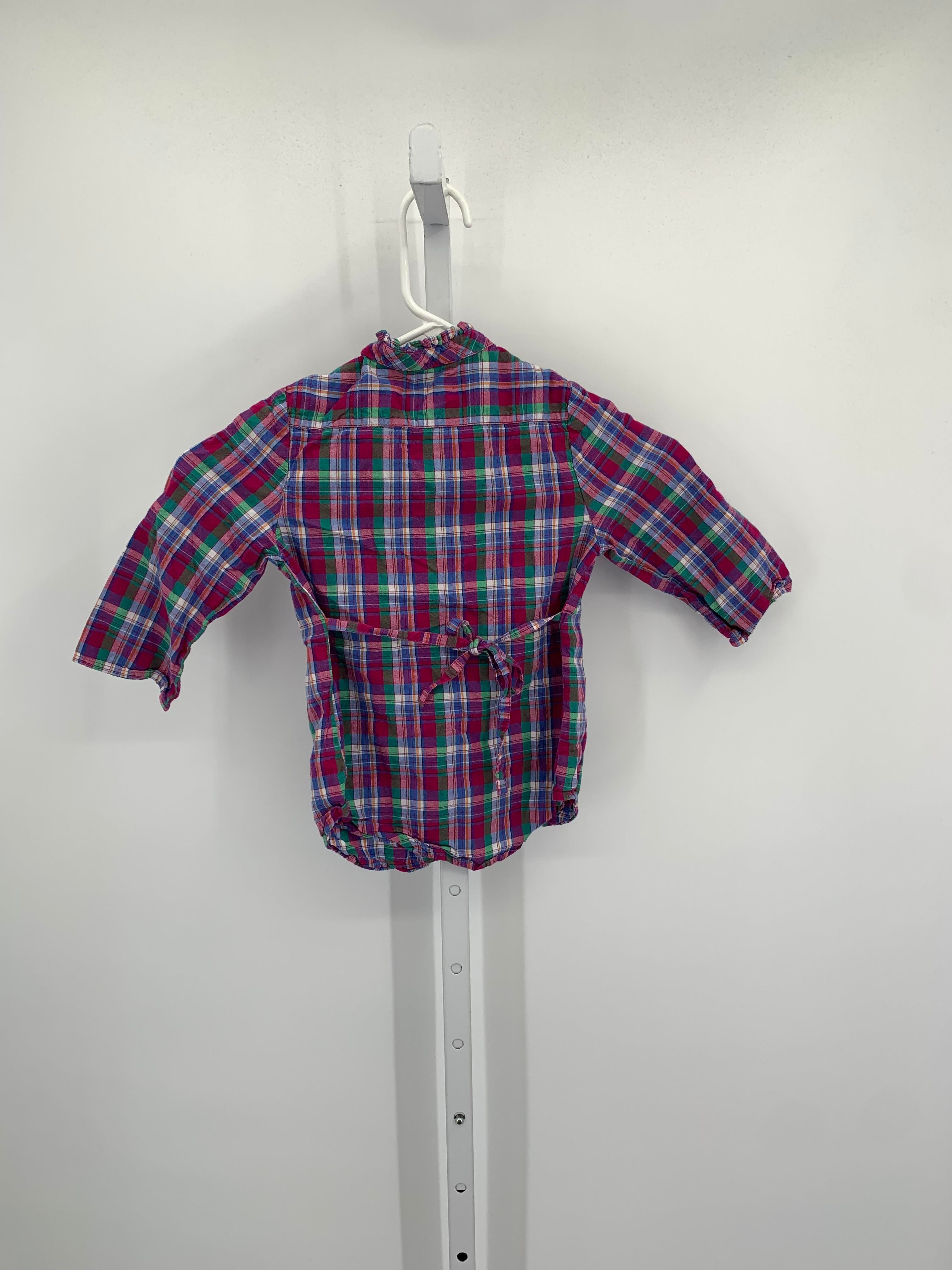 Chaps Size 5 Girls 3/4 Sleeve Shirt