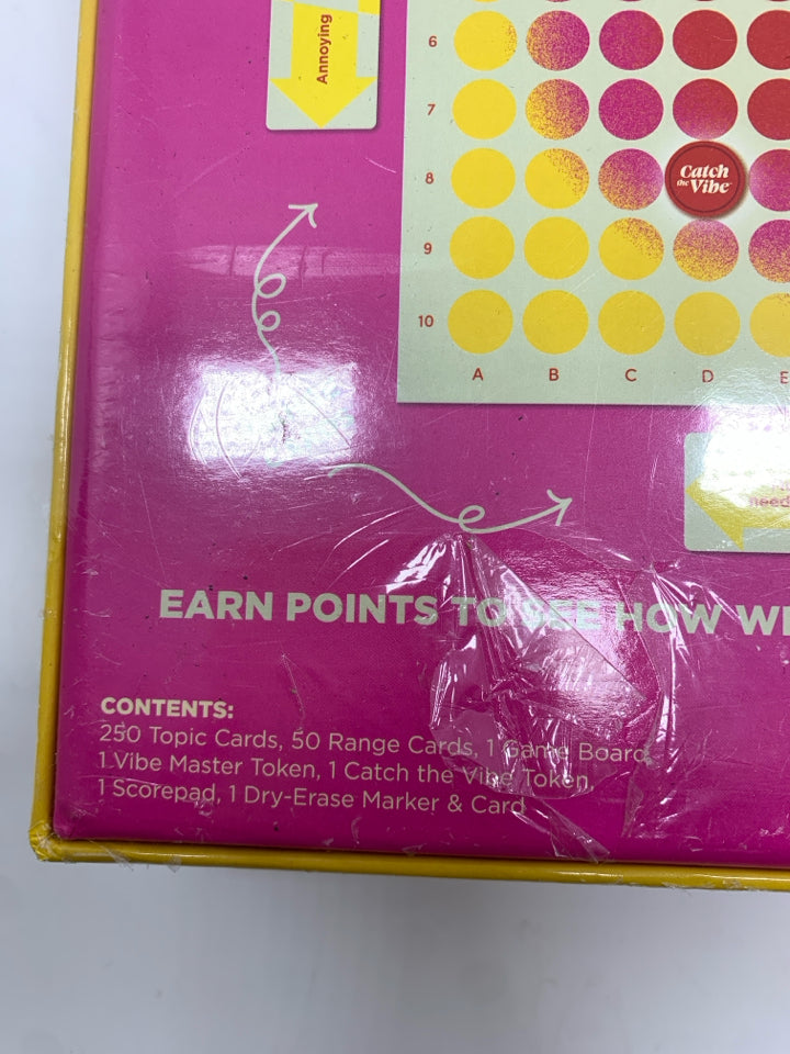 NIB CATCH THE VIBE GAME.