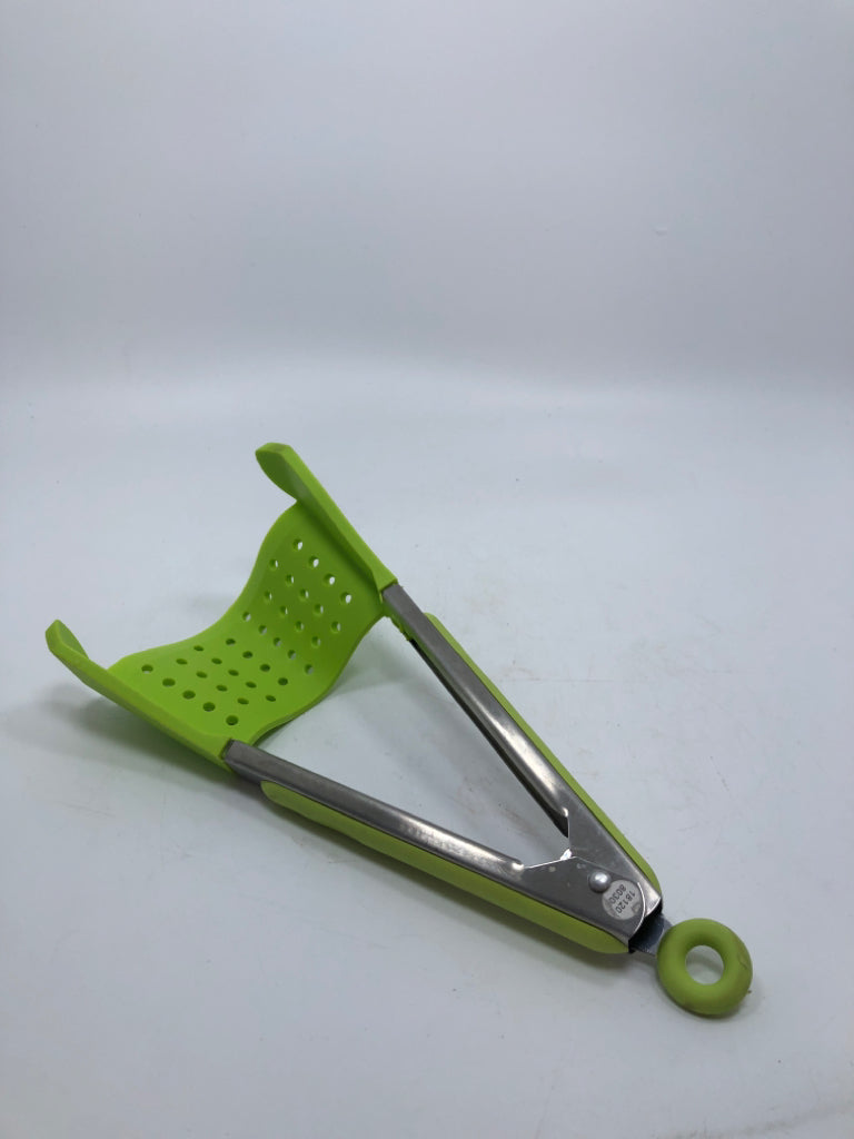 GREEN CLEVER TONG SPATULA.
