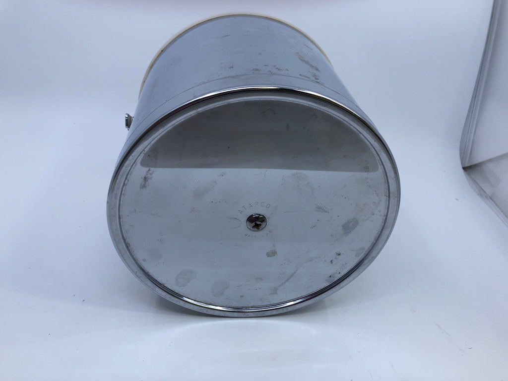 VTG SILVER ICE BUCKET W HANDLE.